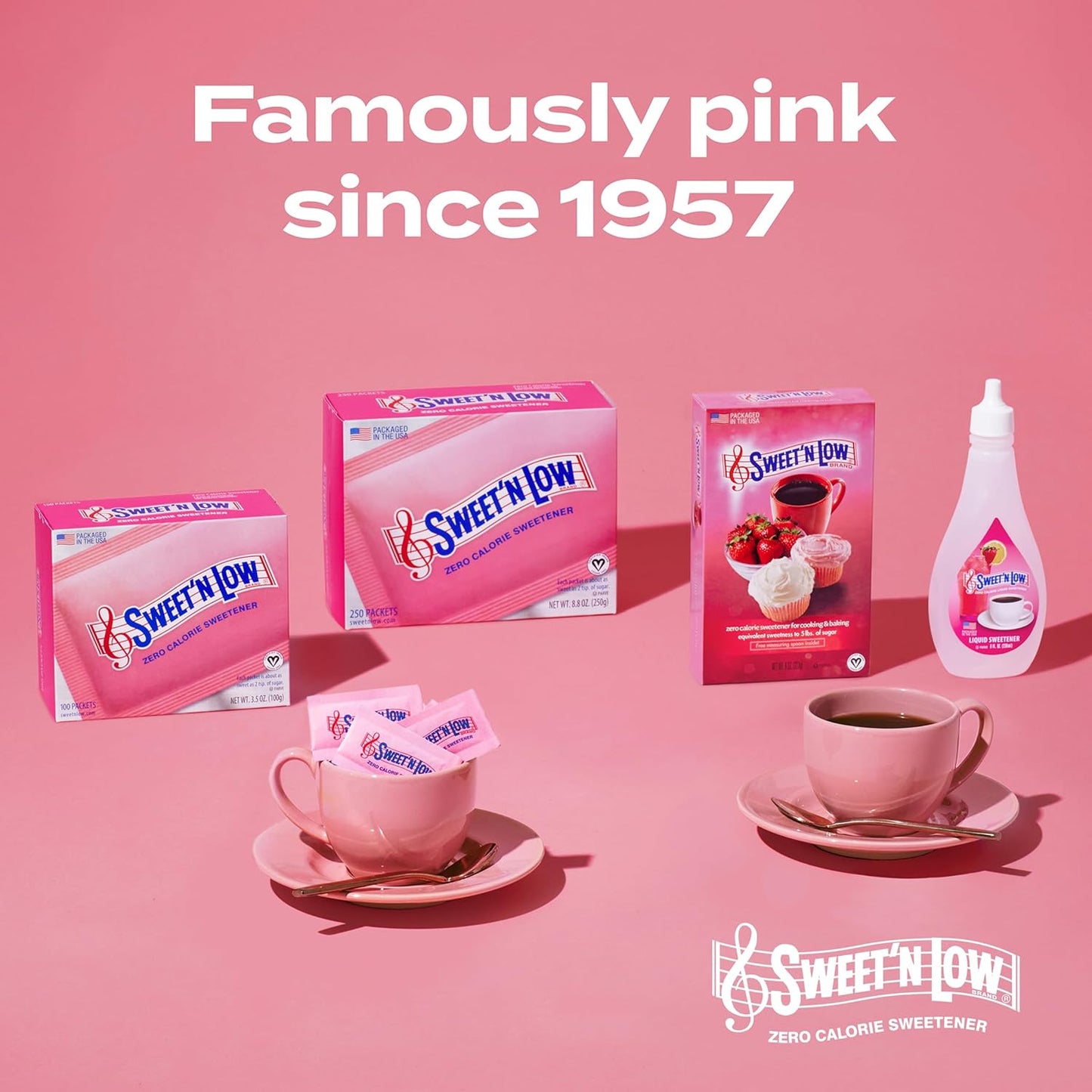 Sweet'N Low Zero Calorie Sweetener Packets, 100 Ct