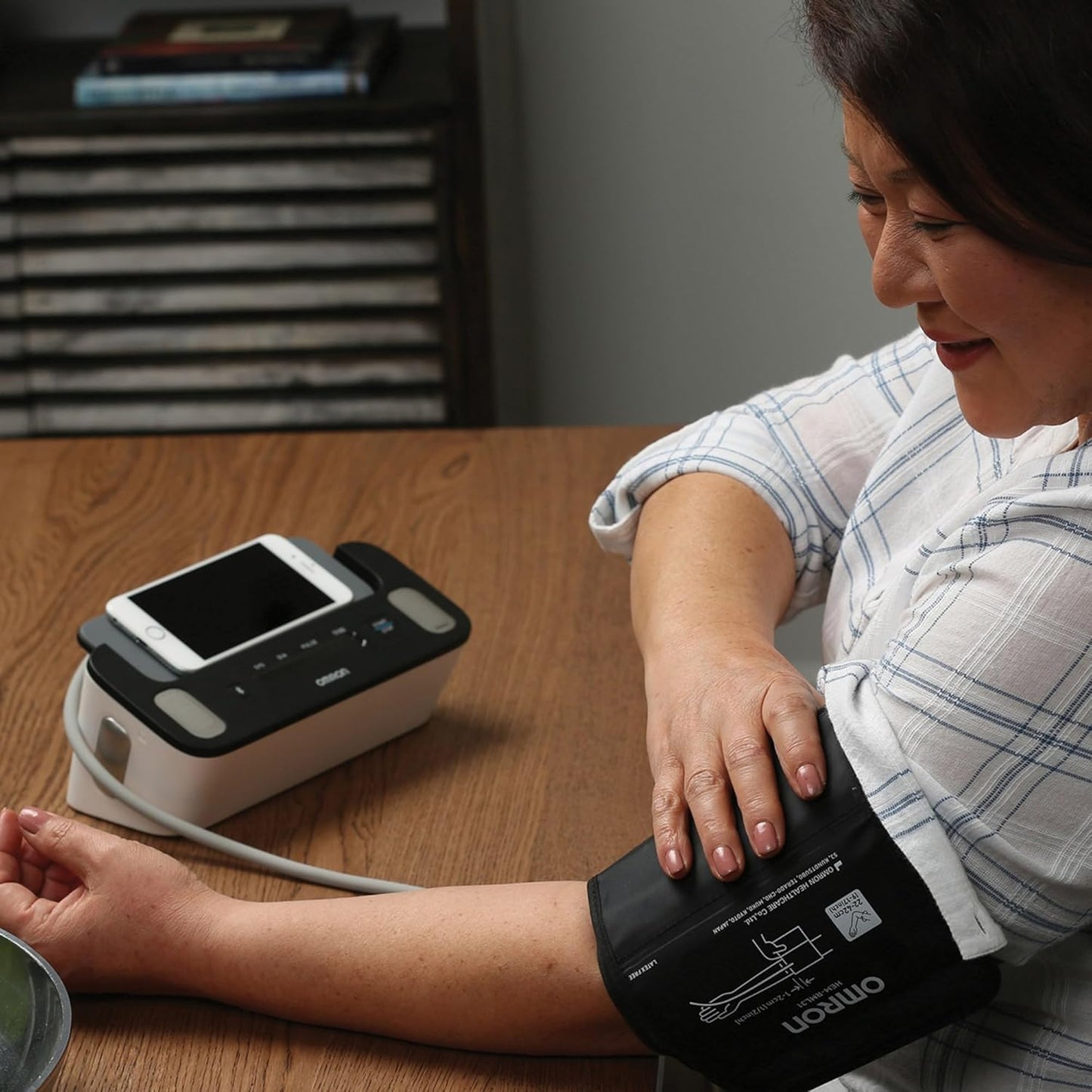 Omron Complete Wireless Upper Arm Blood Pressure Monitor + EKG; Measure Bp, EKG, Afib, Tachycardia, Bradycardia & Sinus Rhythm; Built-In Bluetooth Technology