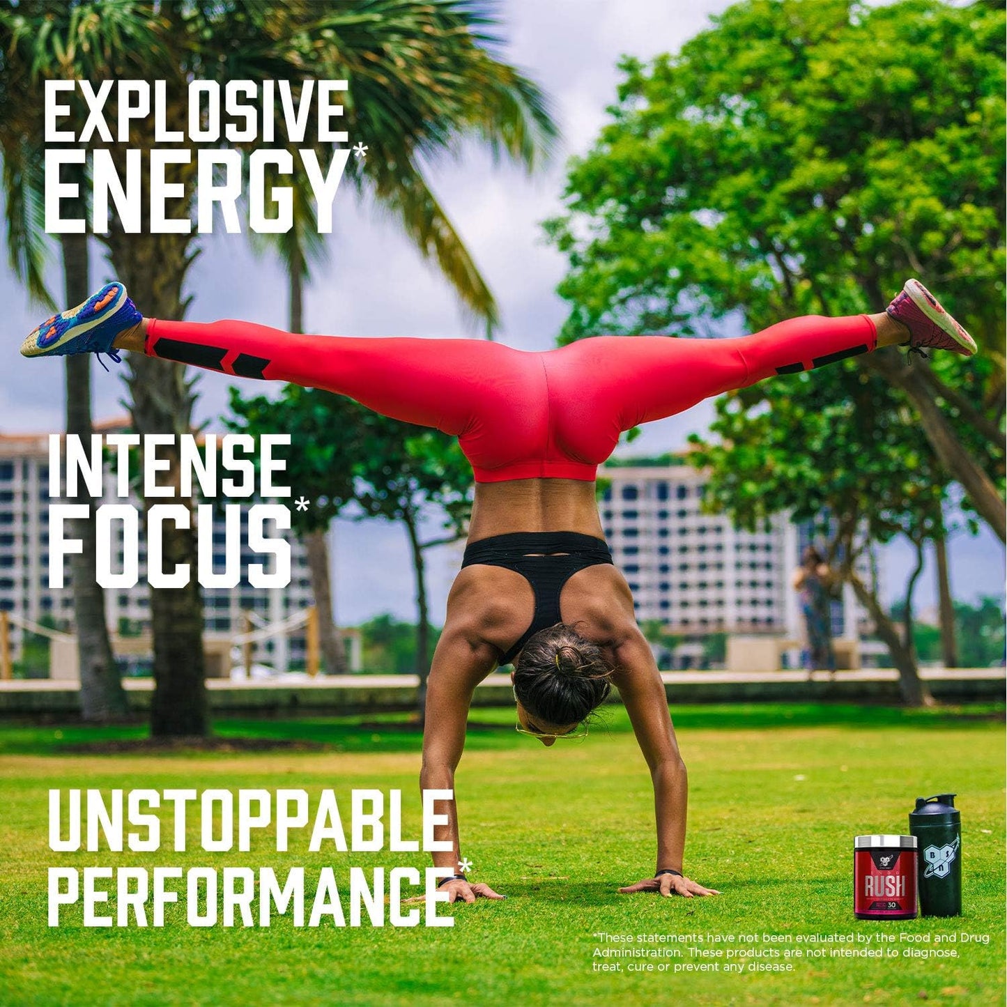 BSN Endorush Pre Workout Powder, Energy Supplement for Men and Women, 300mg of Caffeine, with Beta-Alanine and Creatine, Sour Candy, 30 Servings , 14.3 Ounce