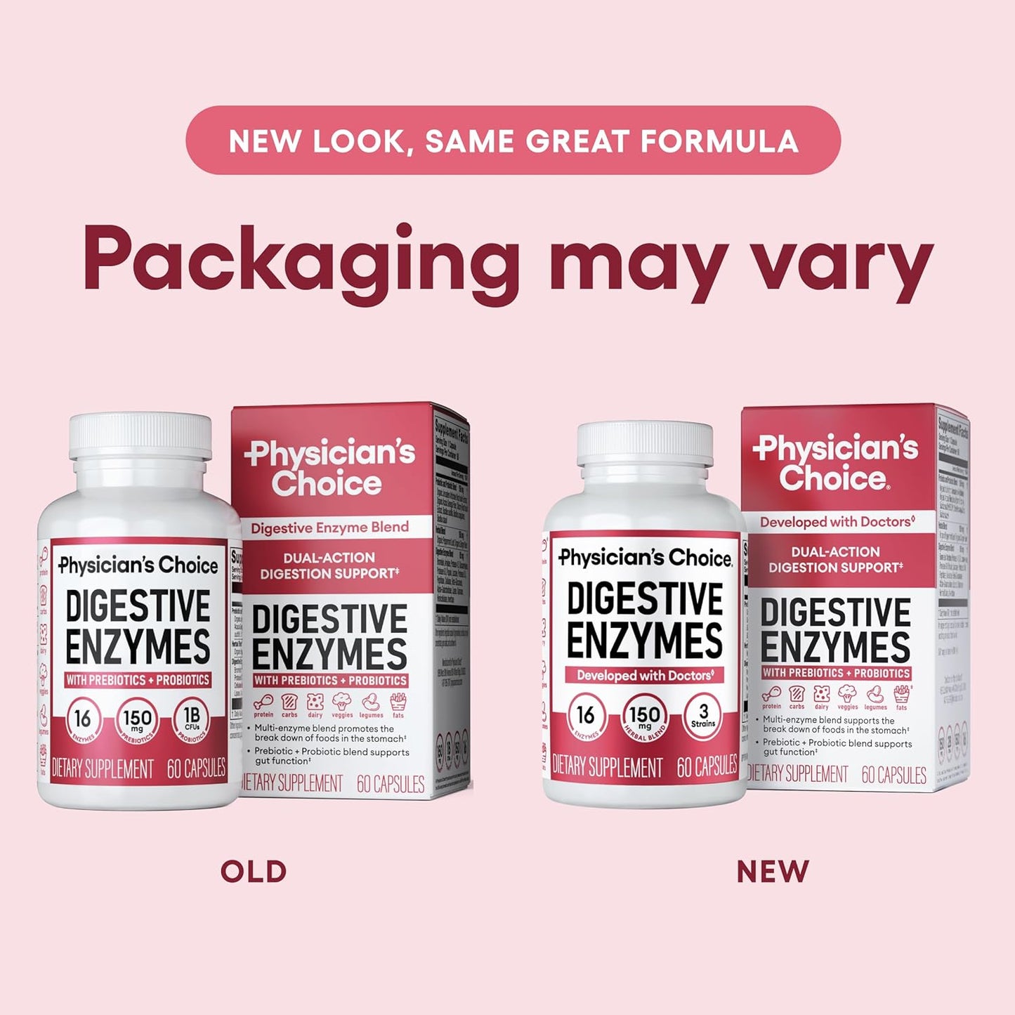 Physician's CHOICE Digestive Enzymes - Multi Enzymes - 30 count PHYSICIAN'S CHOICE