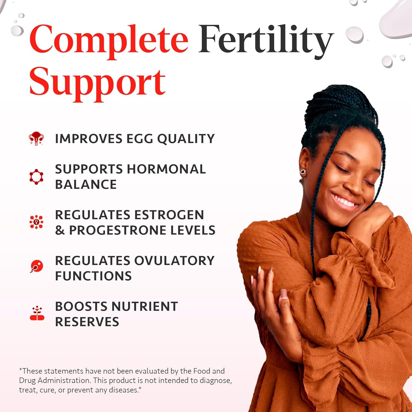 Freshly Moms Fertility Support for her 120 dietary supplement capsules