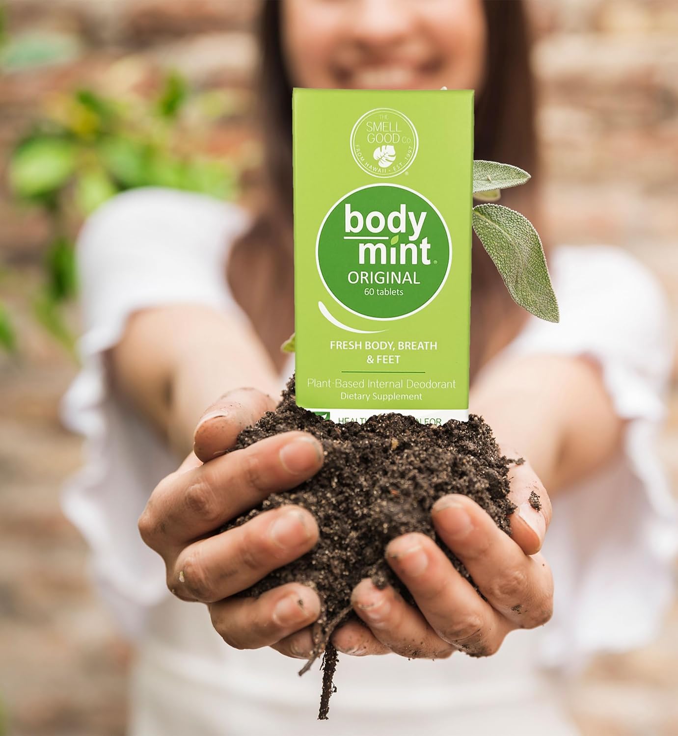 Body Mint Original | Chlorophyll Deodorizing Supplement for Full Body Freshness | 50 tabs