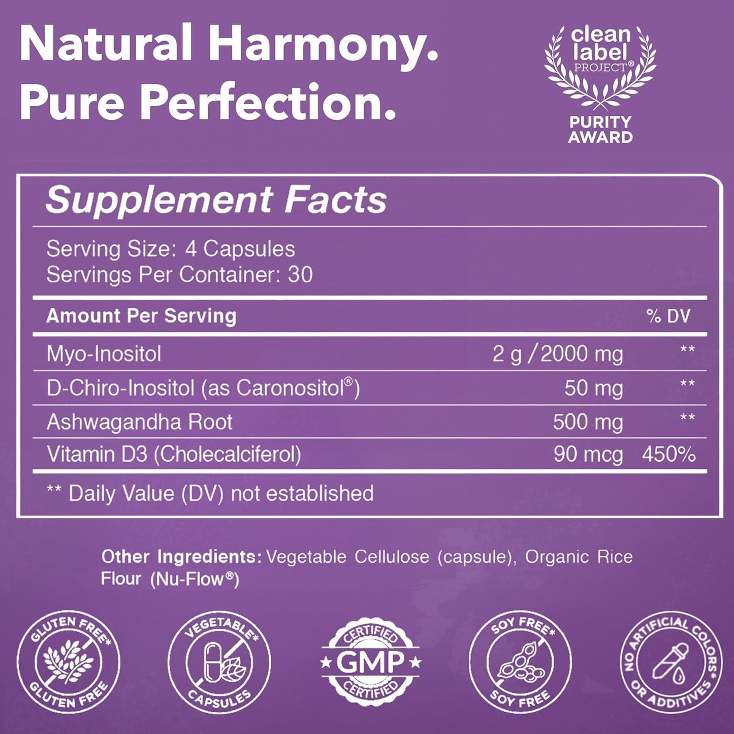 Intimate Rose Myo-Inositol & D-Chiro Inositol Supplement - 120 capsule