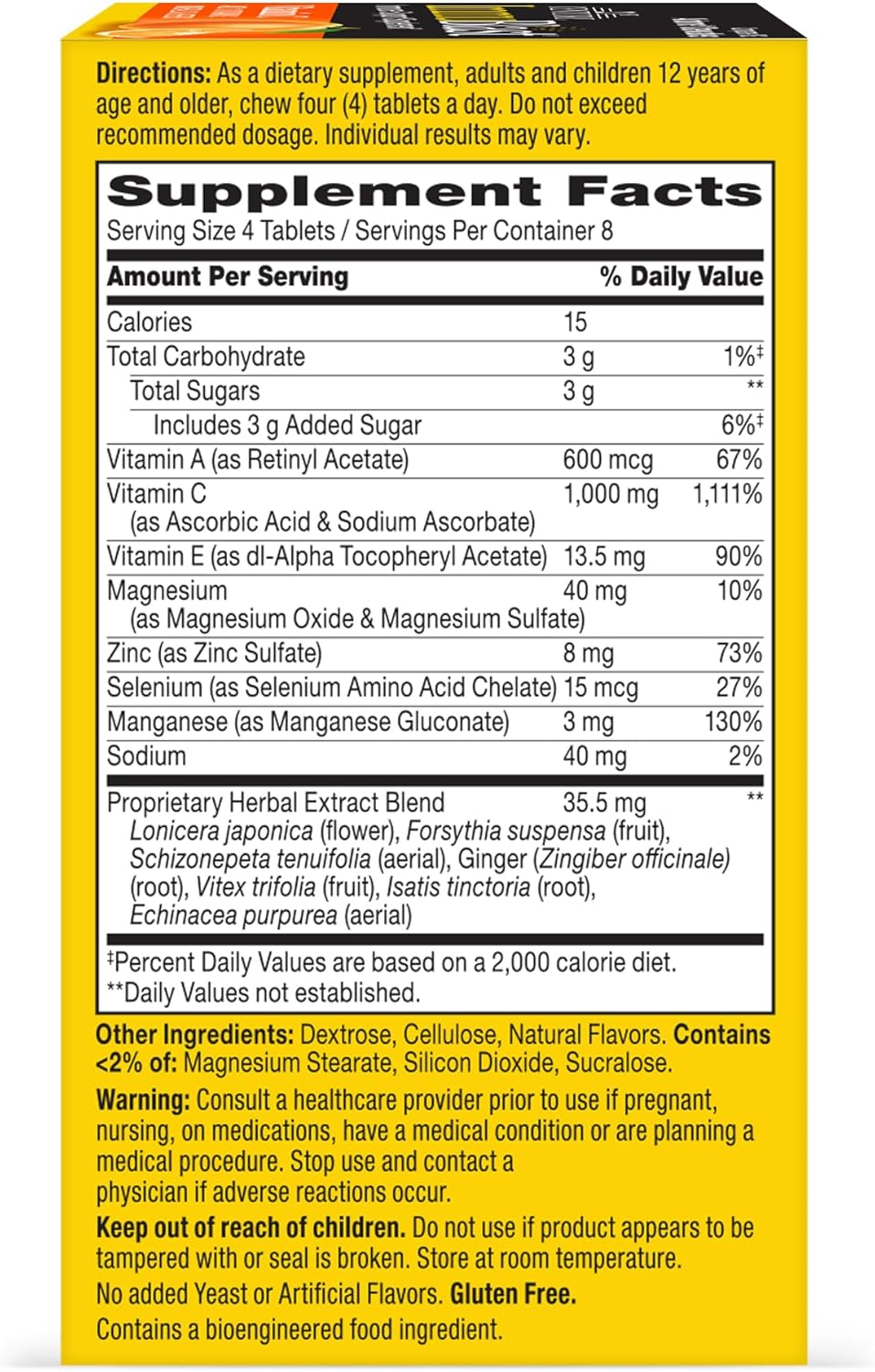 21st Century Immublast Chewable Tablets, Citrus 32 Count 21st Century