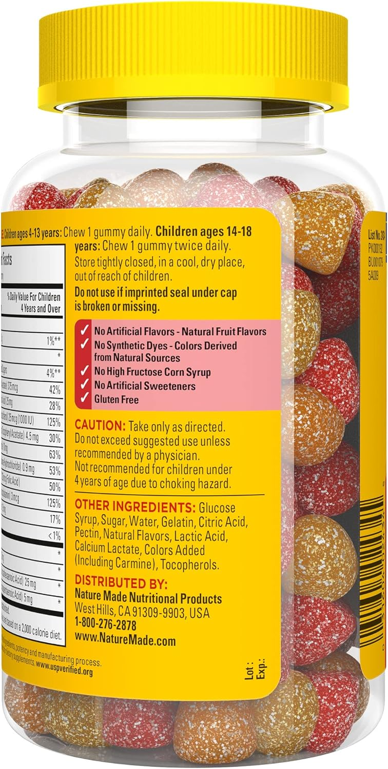 Nature Made Kids First Multivitamin with Omega-3, 70 Multivitamin Gummies