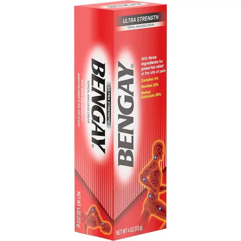 Bengay Ultra Strength Topical Pain Relief Cream, 4 oz