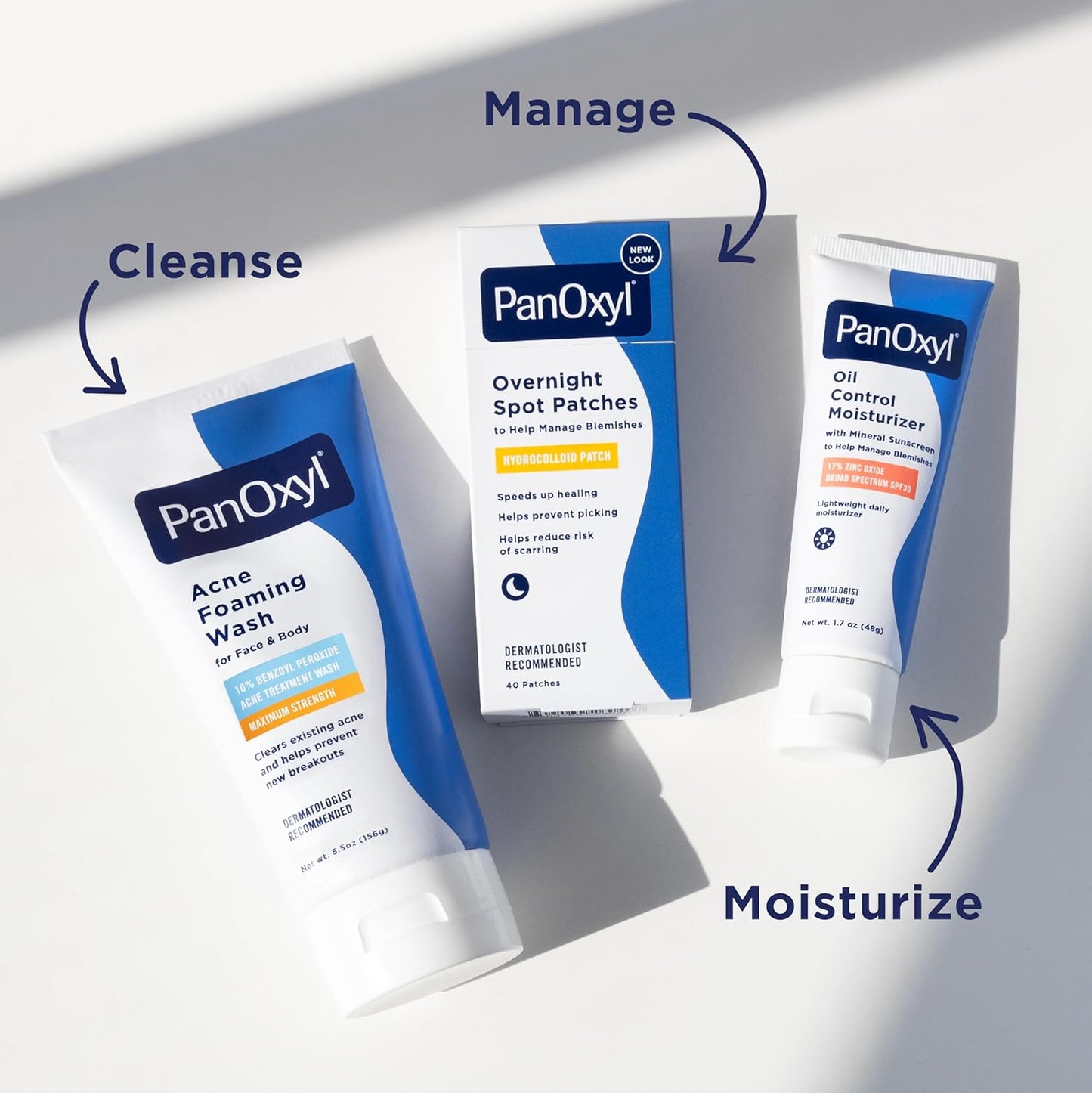 PanOxyl Acne Foaming Wash Benzoyl Peroxide 10% Maximum Strength Antimicrobial, 5.5 Oz Panoxyl