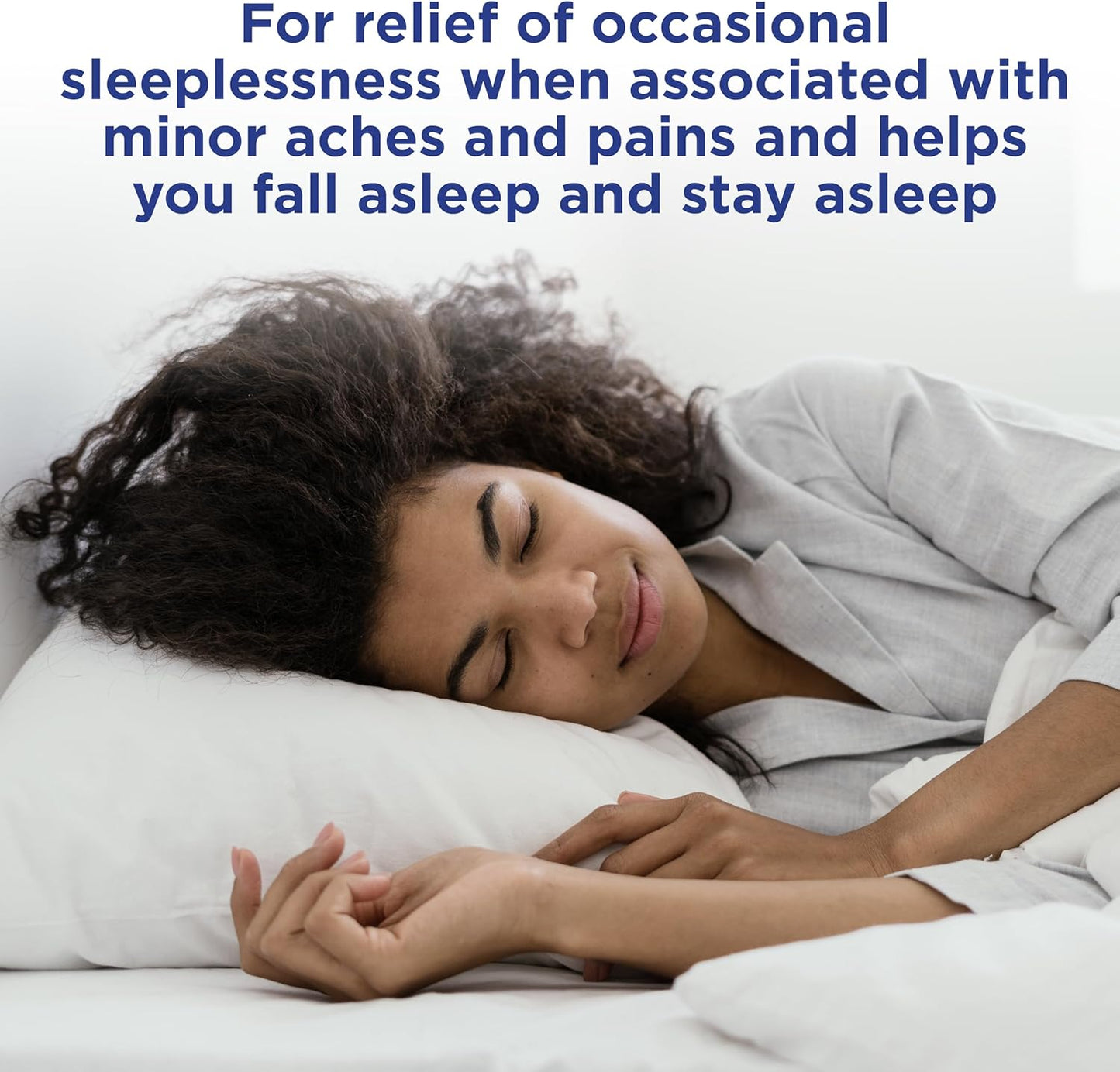 Amazon Basic Care Ibuprofen PM, Ibuprofen 200 mg and Diphenhydramine Citrate 38 mg Tablets, Pain Reliever and Nighttime Sleep-Aid, 120 Count