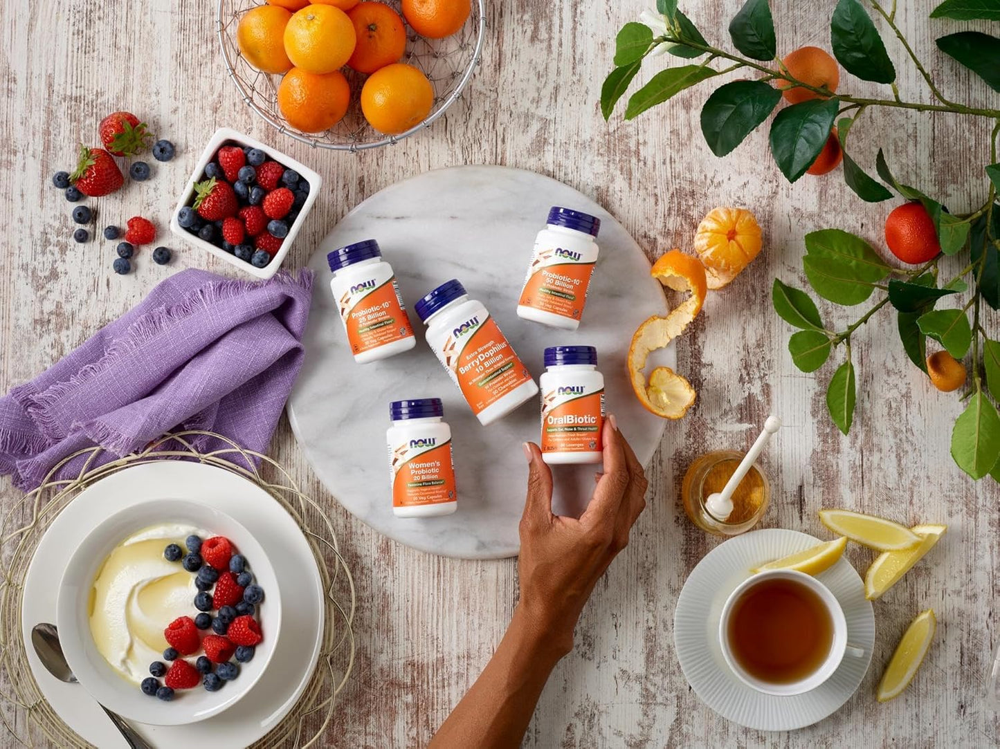 NOW Foods Supplements, OralBiotic™, 60 Lozenges