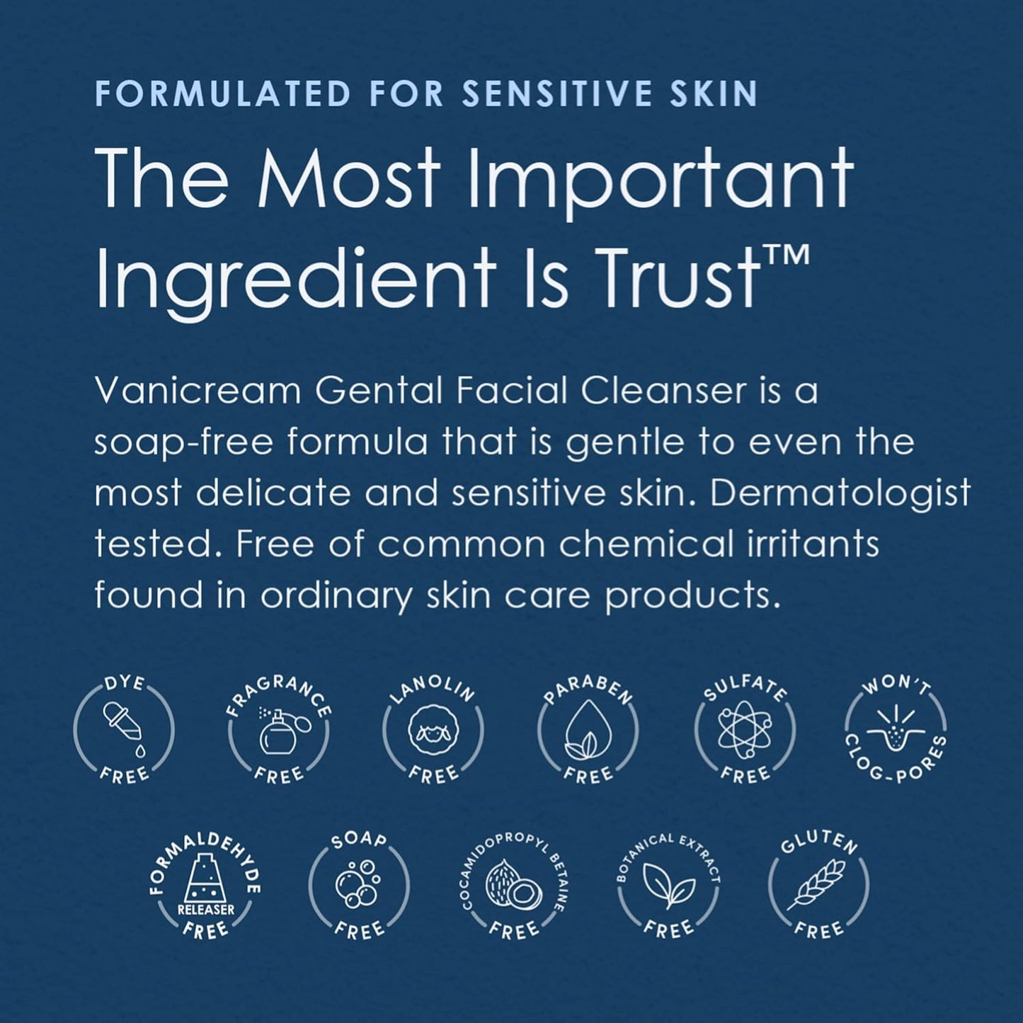 Vanicream Gentle Facial Cleanser 8 fl oz