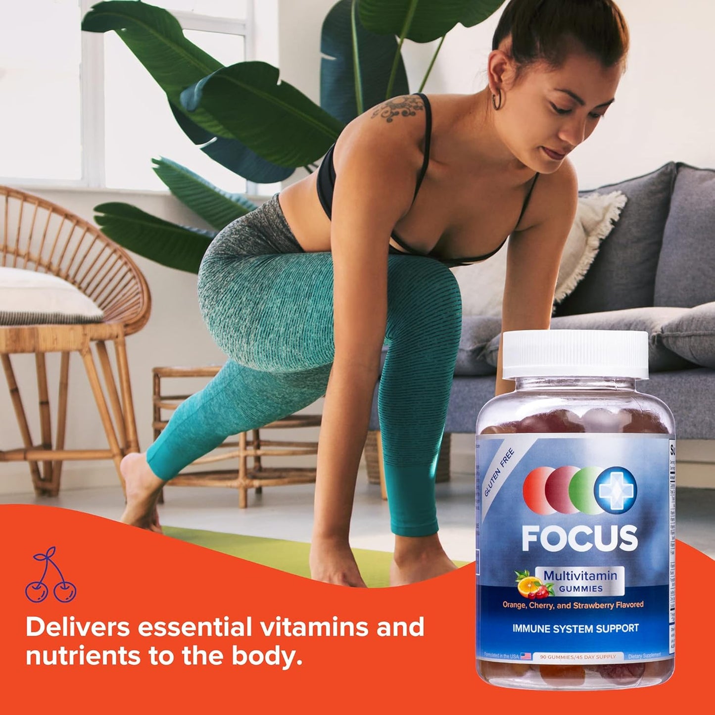 Focus Relief Plus & Focus Blue Light Supplement | Daily Vitamin Variety Pack | Supplements for Eye Health | Dry Eye Relief Vitamin 30 Day Supply & Blue Light Protection Vitamin 30 Day Supply