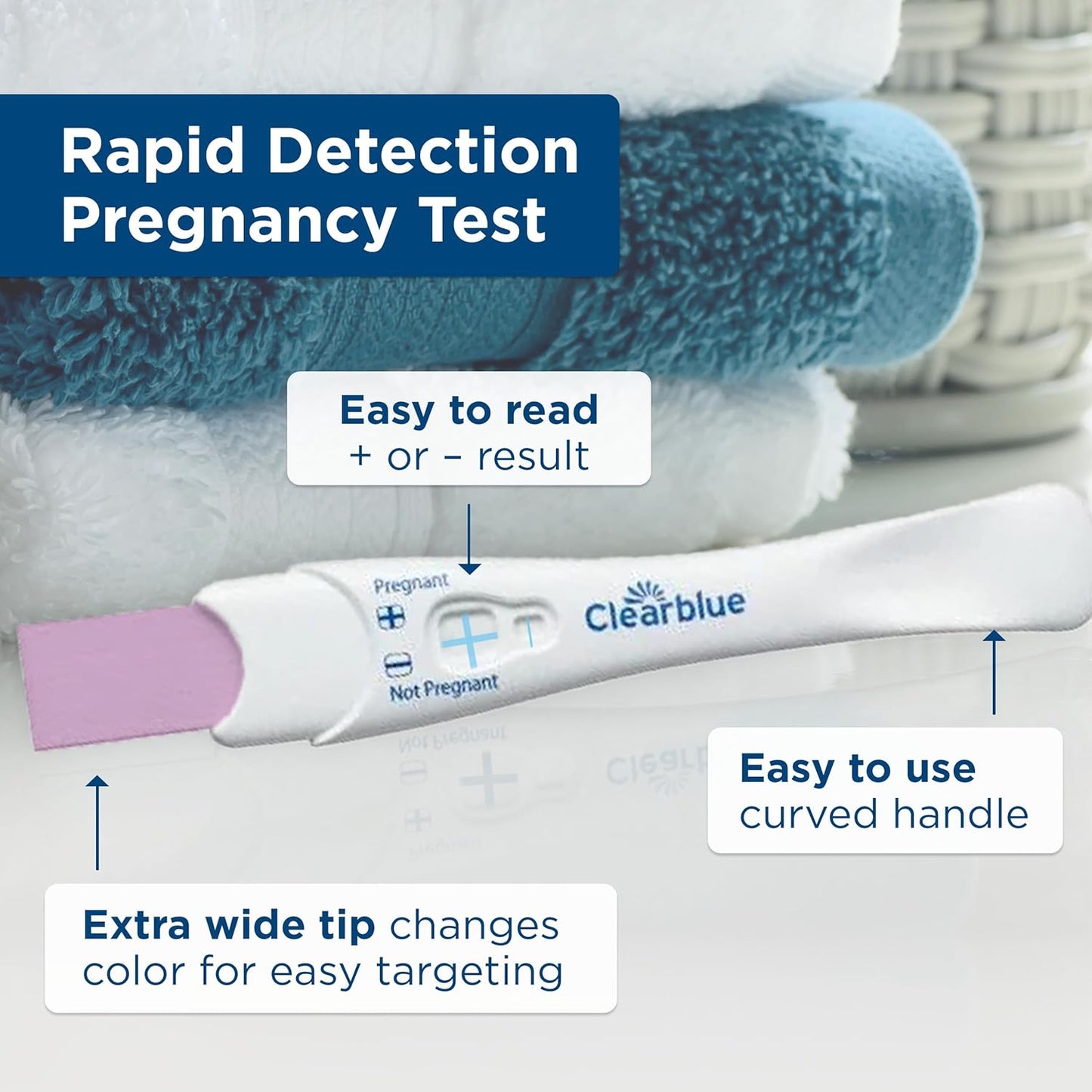 Clearblue Rapid Detection Pregnancy Test, Home Pregnancy Kit, 2 Count Vitamins Depots