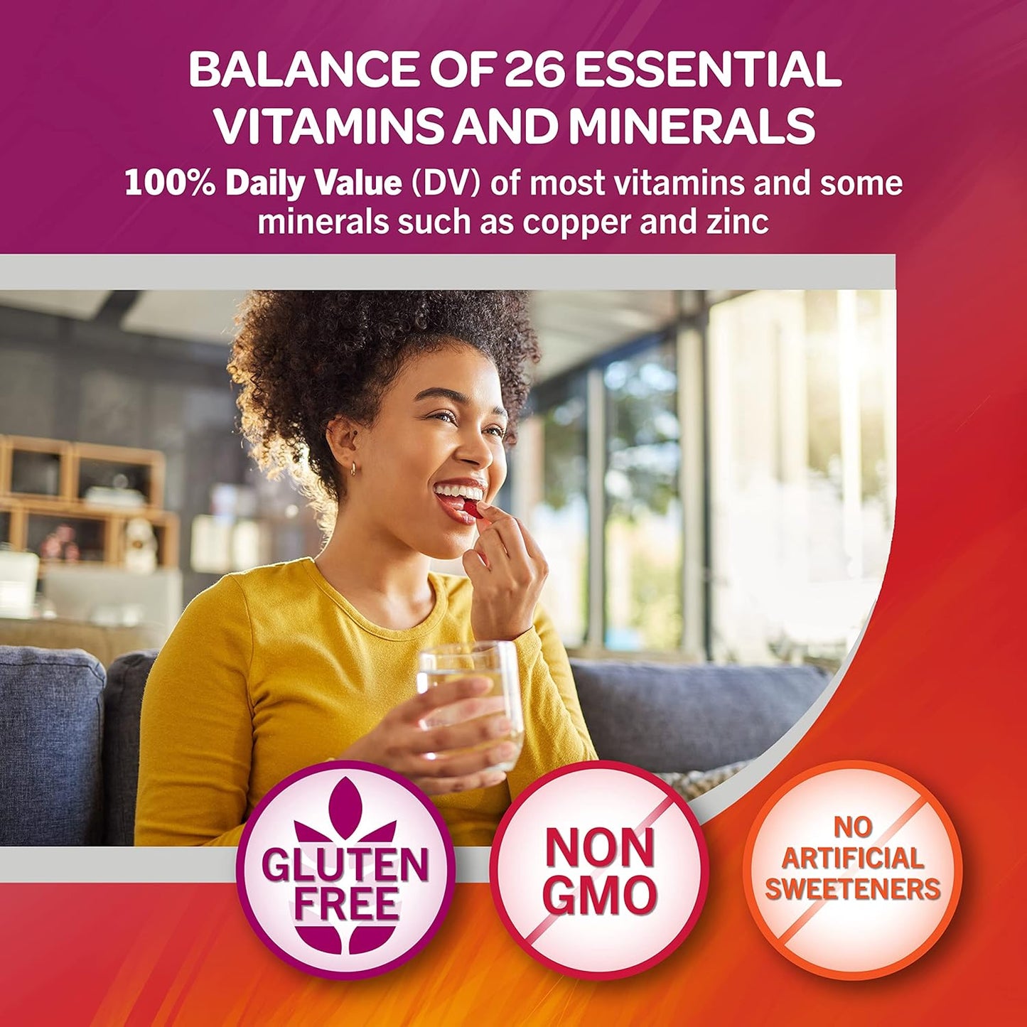Geritol, Multivitamin Supplement, Contains B-Vitamins, Antioxidants, 40 Tablets