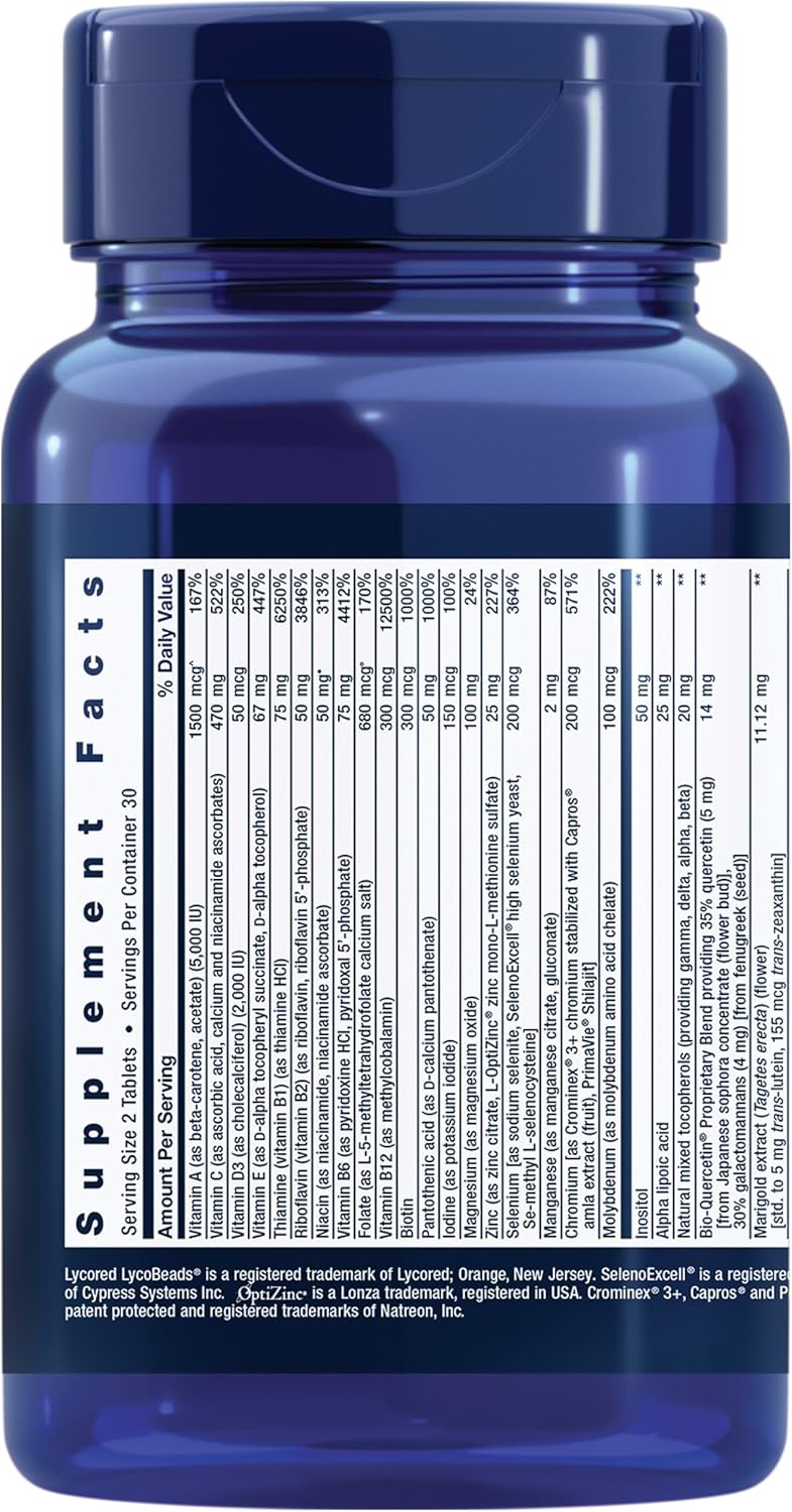 Life Extension, Two-Per-Day Multivitamin, 60 Tablets