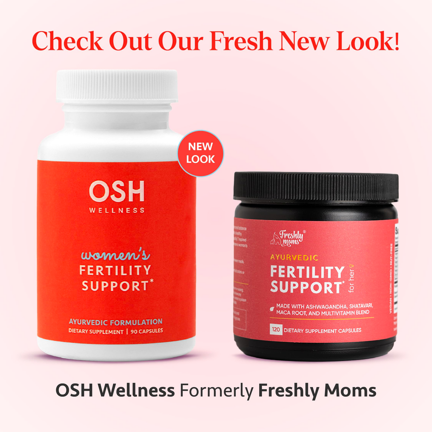 Freshly Moms Fertility Support for her 120 dietary supplement capsules