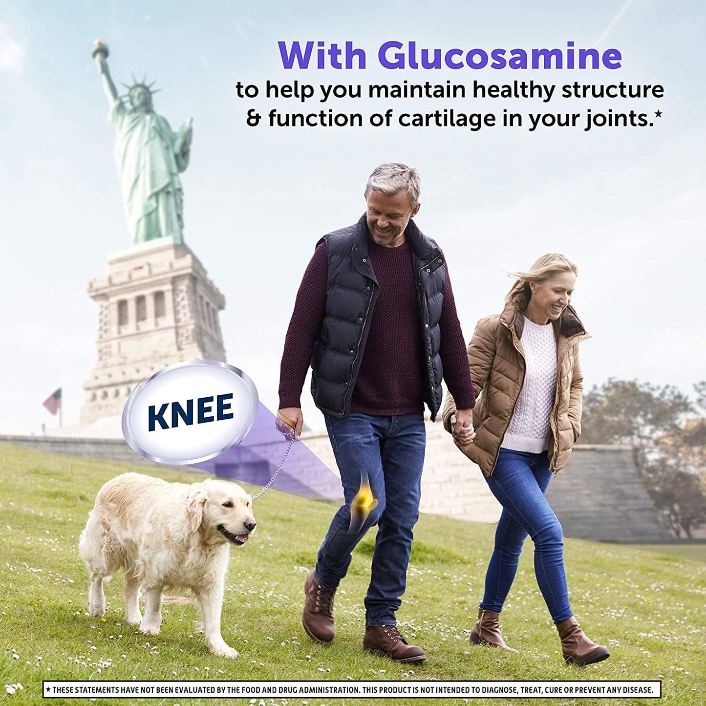 Schiff Glucosamine 2000mg (per serving) + Hyaluronic Acid Tablets (150 count in a bottle), Joint Care Supplement That Helps Support Joint Mobility & Flexibility, Supports The Structure Of Cartilage