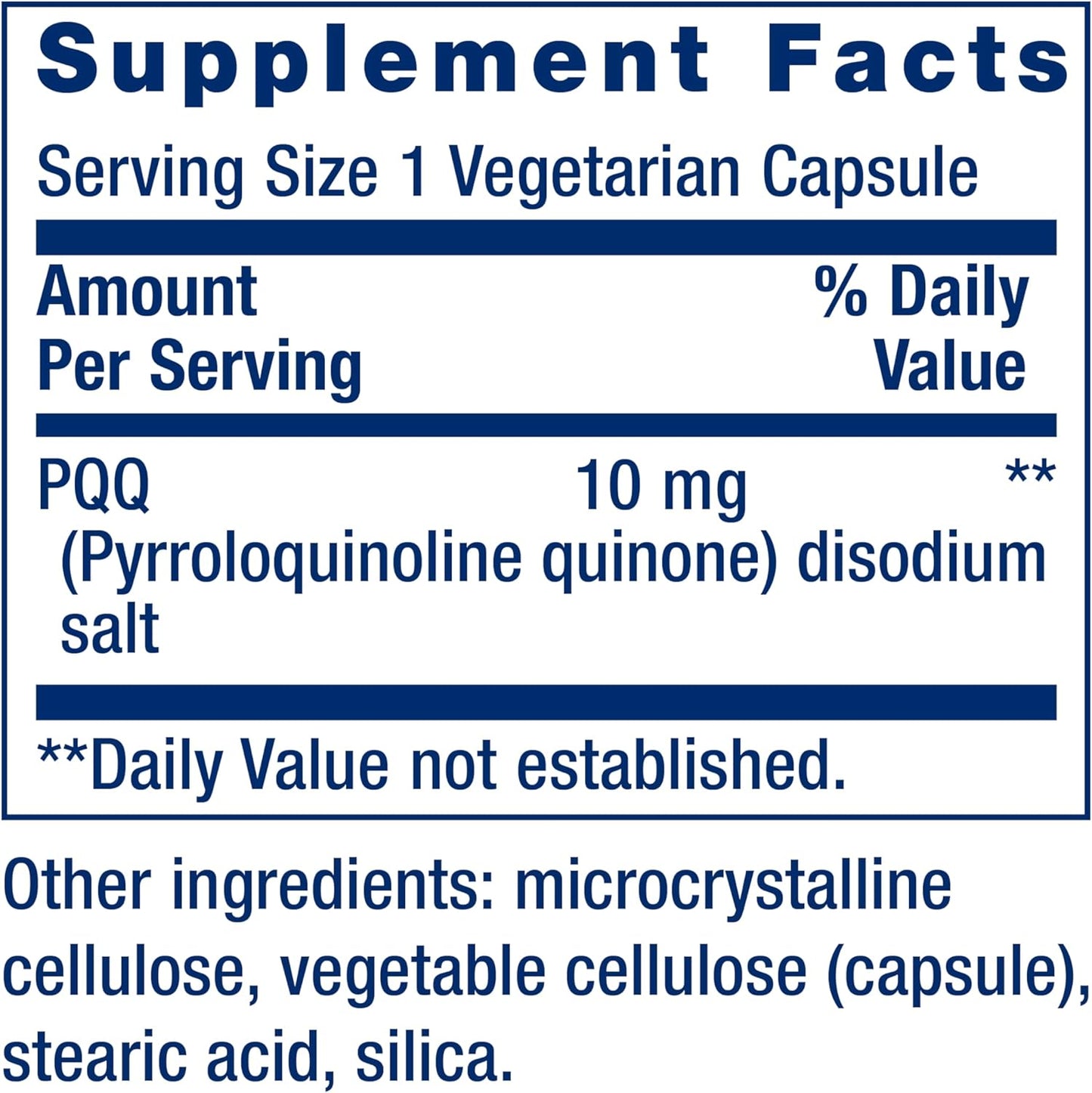 Life Extension, PQQ Caps, 10 mg, 30 Vegetarian Capsules