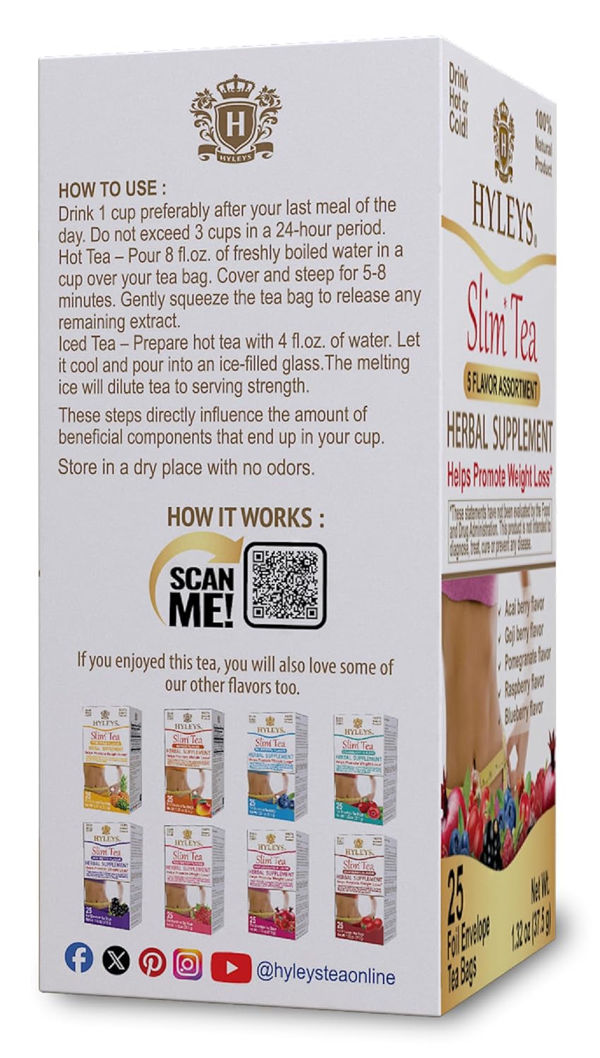 Hyleys Slim Tea - 25 Tea Bags