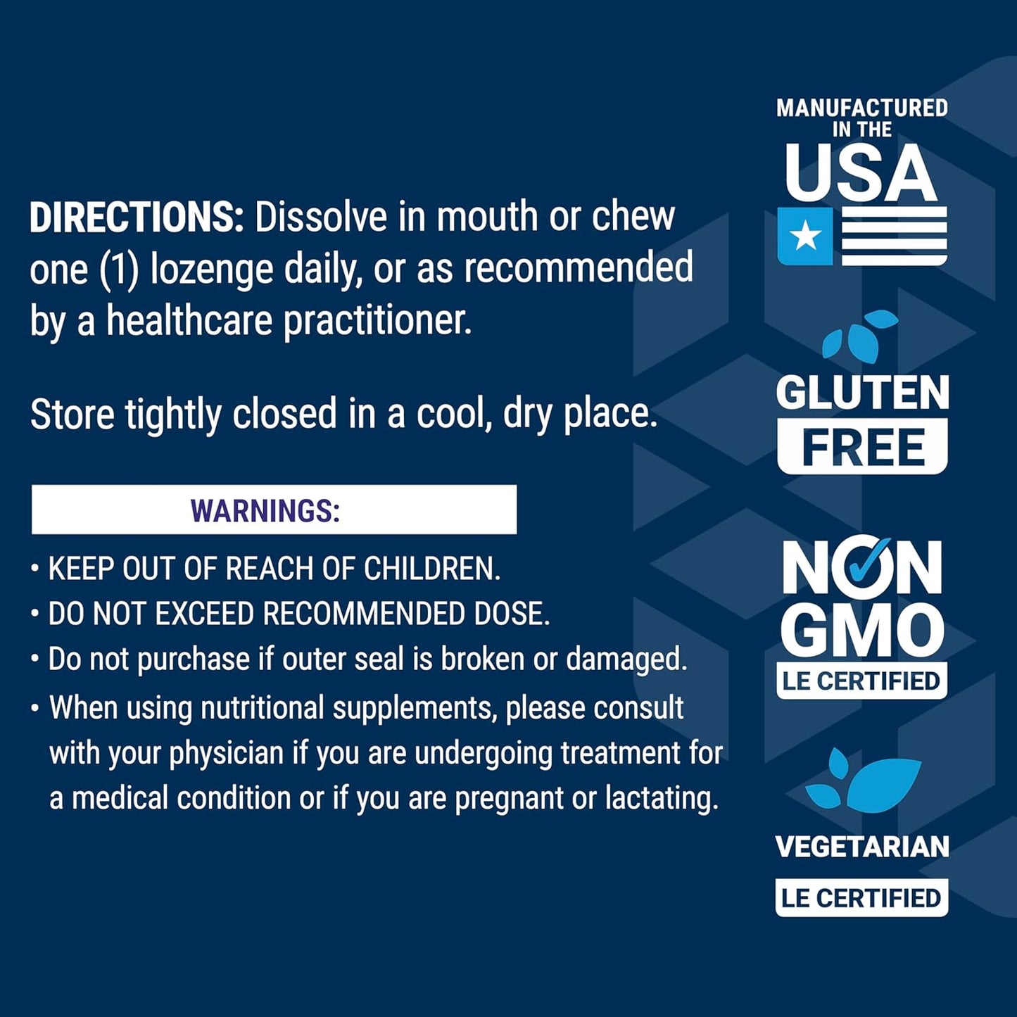 Life Extension Vitamin B12, Methylcobalamin, 500 mcg, 100 Vegetarian Lozenges Life Extension