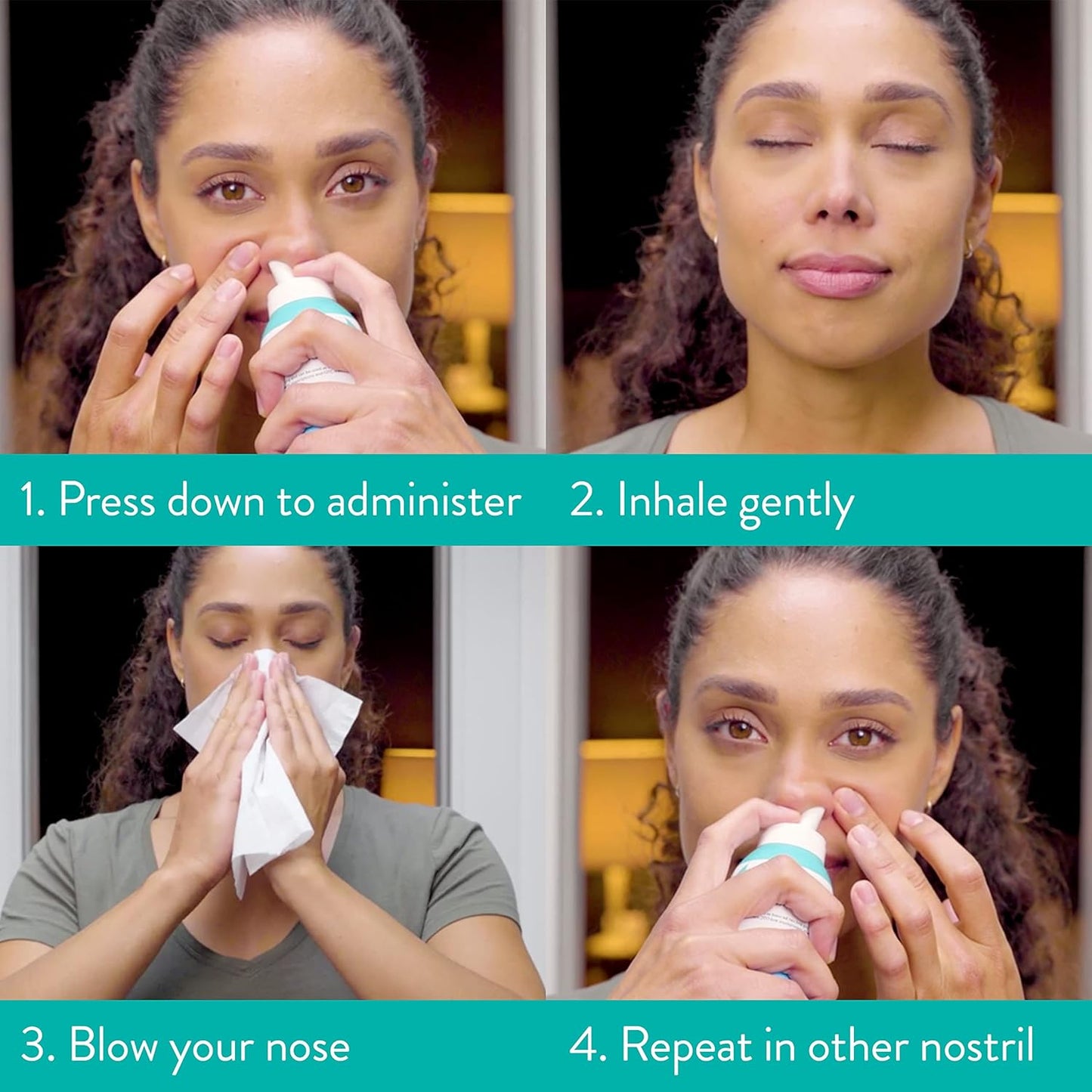 Sinex Saline Nasal Spray, Drug Free Ultra Fine Mist, Clear Everyday Sinus Congestion Fast, Clear Mucus from a Cold or Allergy, Daily Use 5.0 fl oz x 2