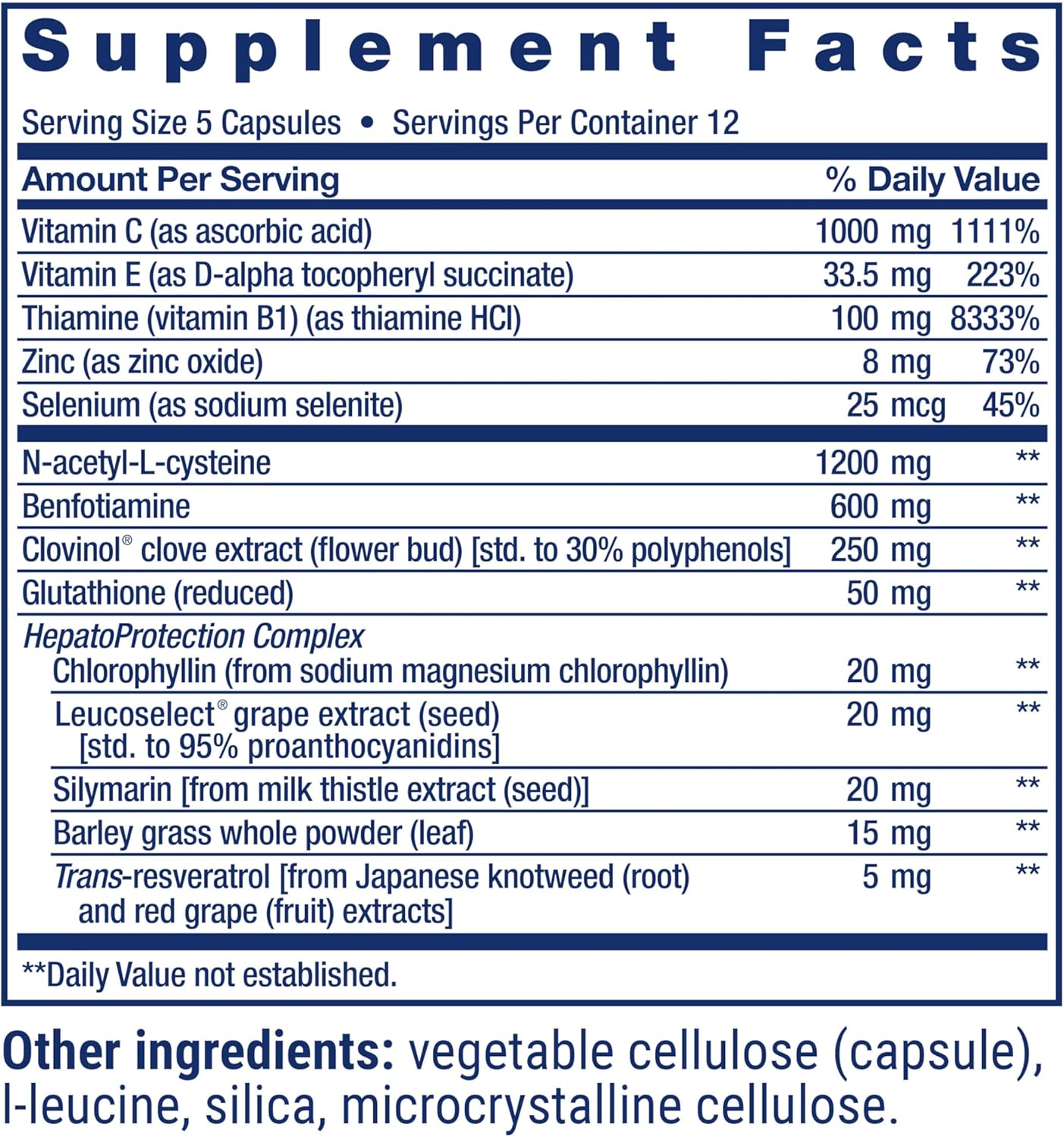 Life Extension Anti-Alcohol Complex - 60 Capsules