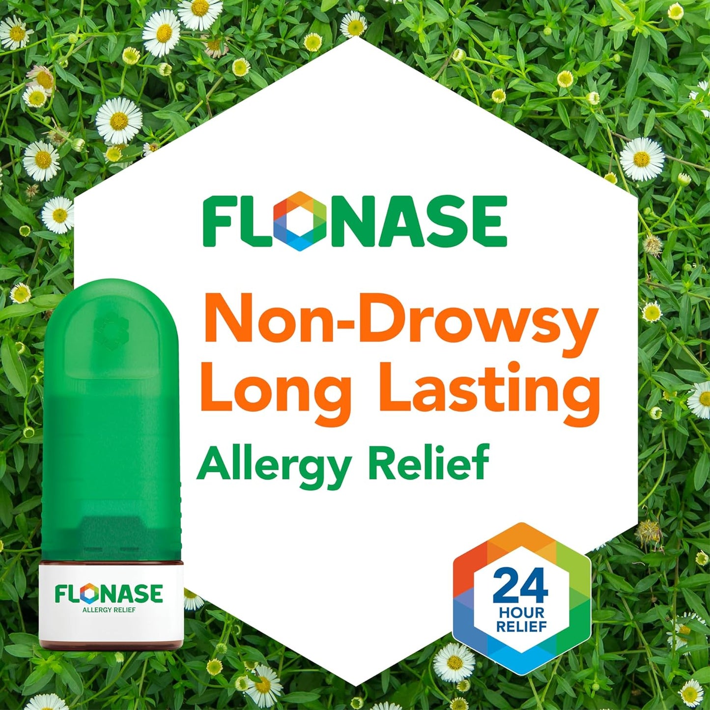 Flonase Children's Allergy Medicine for 24 Hour Relief Metered Nasal Spray, 72 Sprays