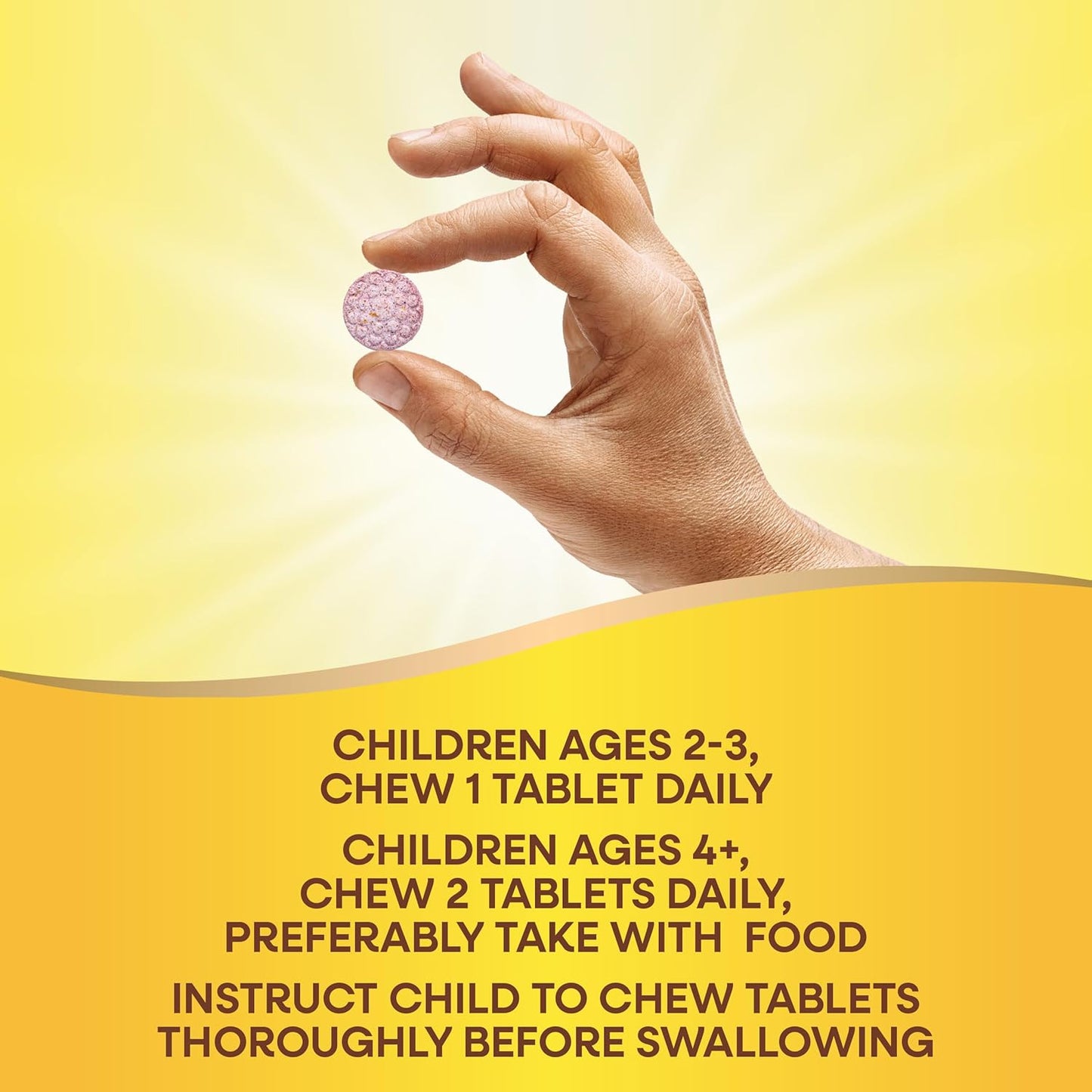 Nature's Way Alive Kids Chewable Multivitamin, Gluten Free, 120 Chewable Tablets