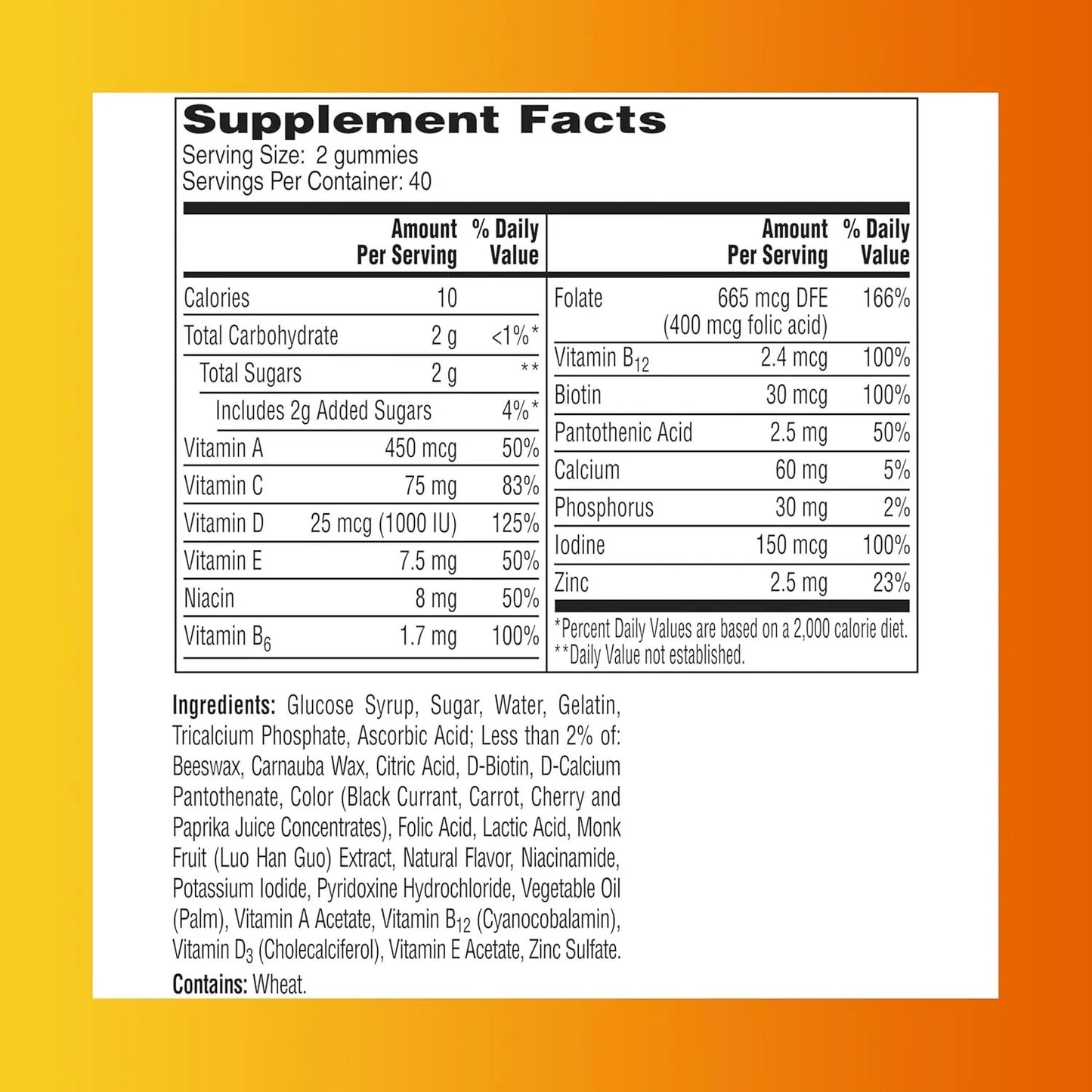 One A Day Women's Gummy Multivitamin, Multivitamins for Women, 80 Ct One A Day