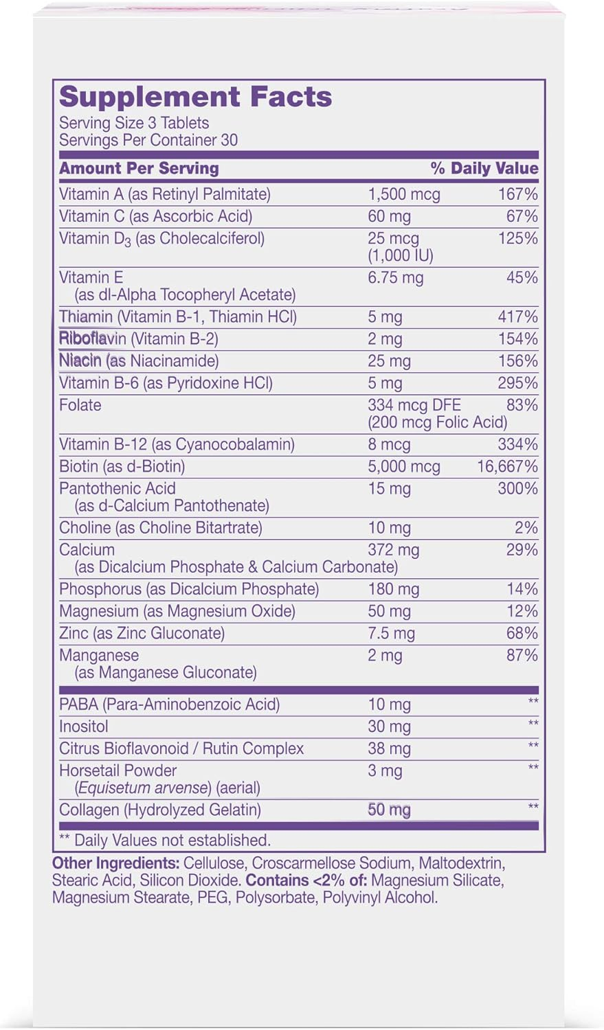 21st Century Hair, Skin and Nails Extra Strength Tablets, 90 Count 21st Century