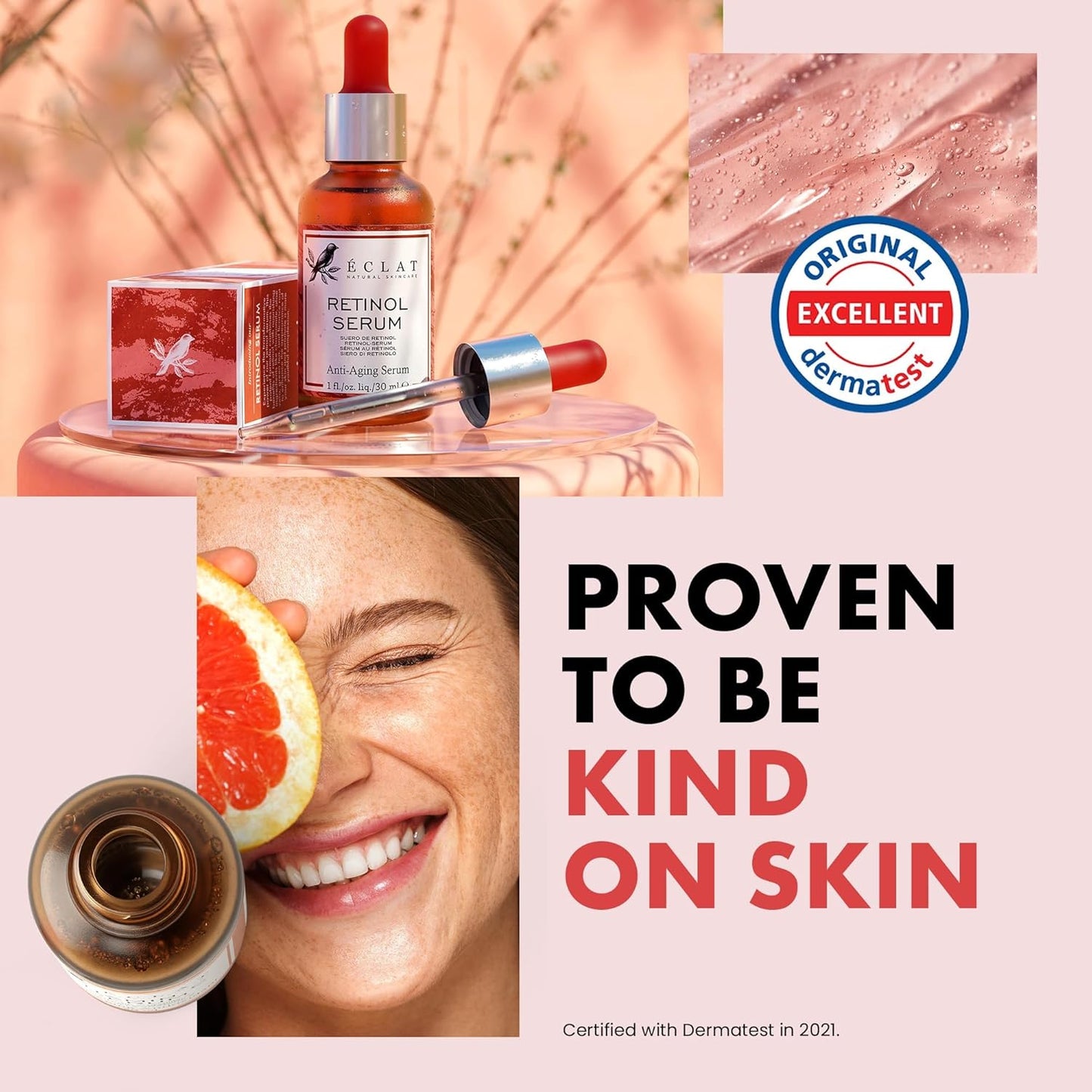 Retinol Serum for Face - 2.5% Resurfacing Retinol Serum - Dark Spot Scar Treatment Serum Retinol Face Serum Ordinary Serum Retin A Anti Wrinkle Serum Retnol Facial Retinol Serum