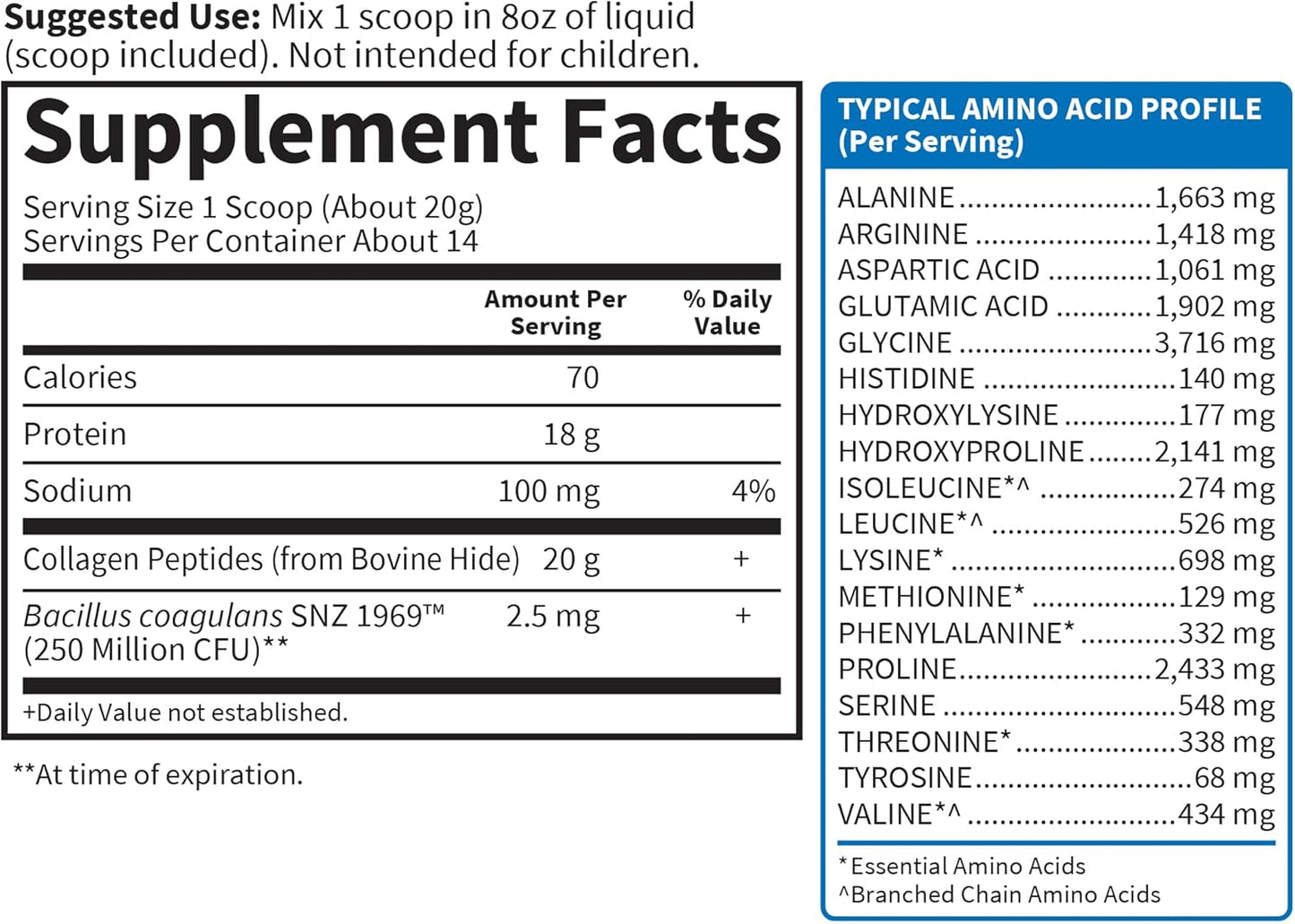 Garden of Life Grass Fed Collagen Peptides Powder, 14 servings