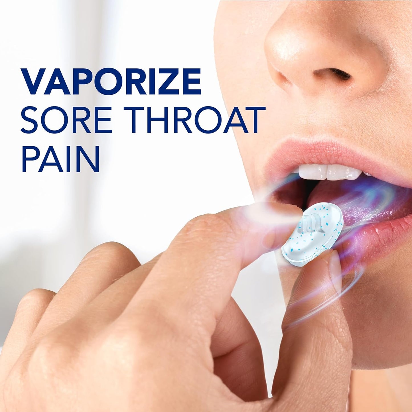 Vicks Vapocool Severe Medicated Sore Throat Drops, Menthol, Winterfrost Flavor, 45 Ct