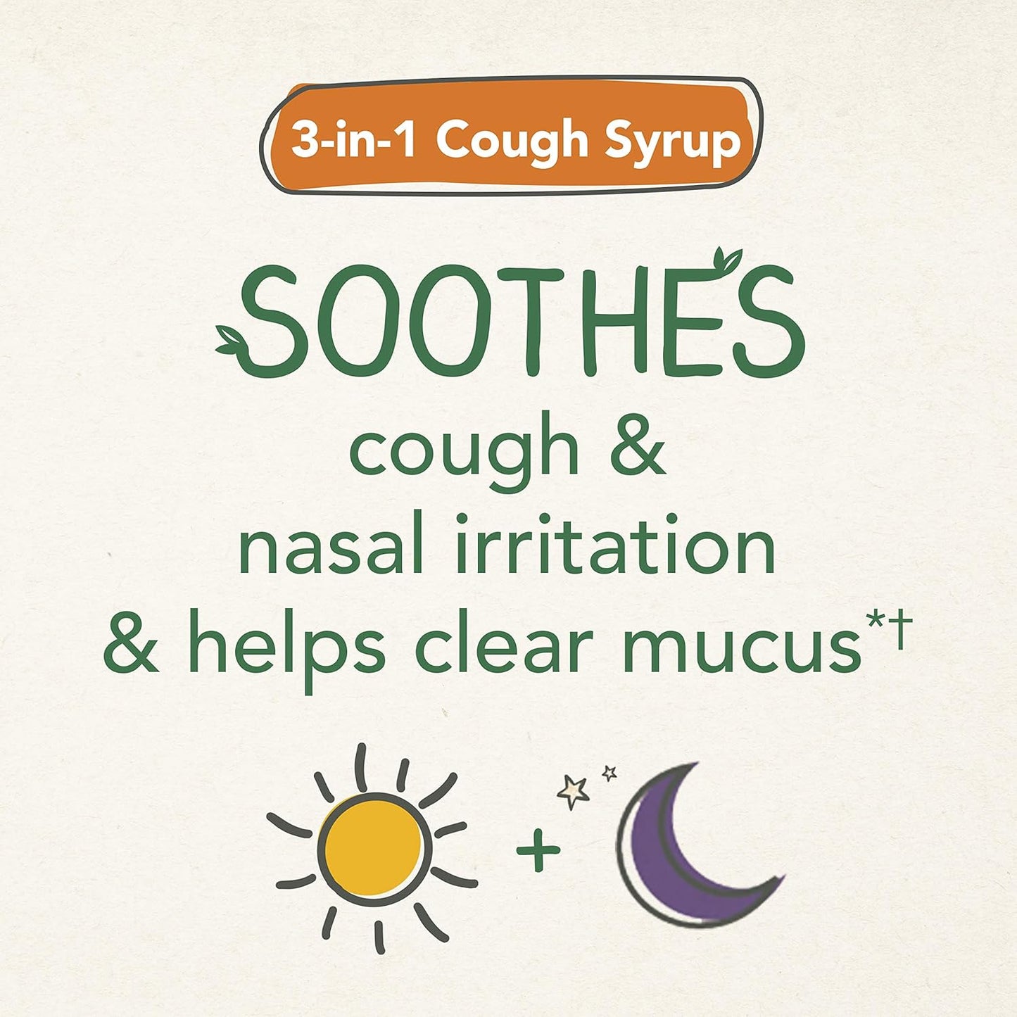 Vicks Children's Botanicals Cough Syrup + Mucus + Nasal Delicious Kids' Berry Flavor 4 Fl Ounce (Pack Of 2) 8 Fl Ounce
