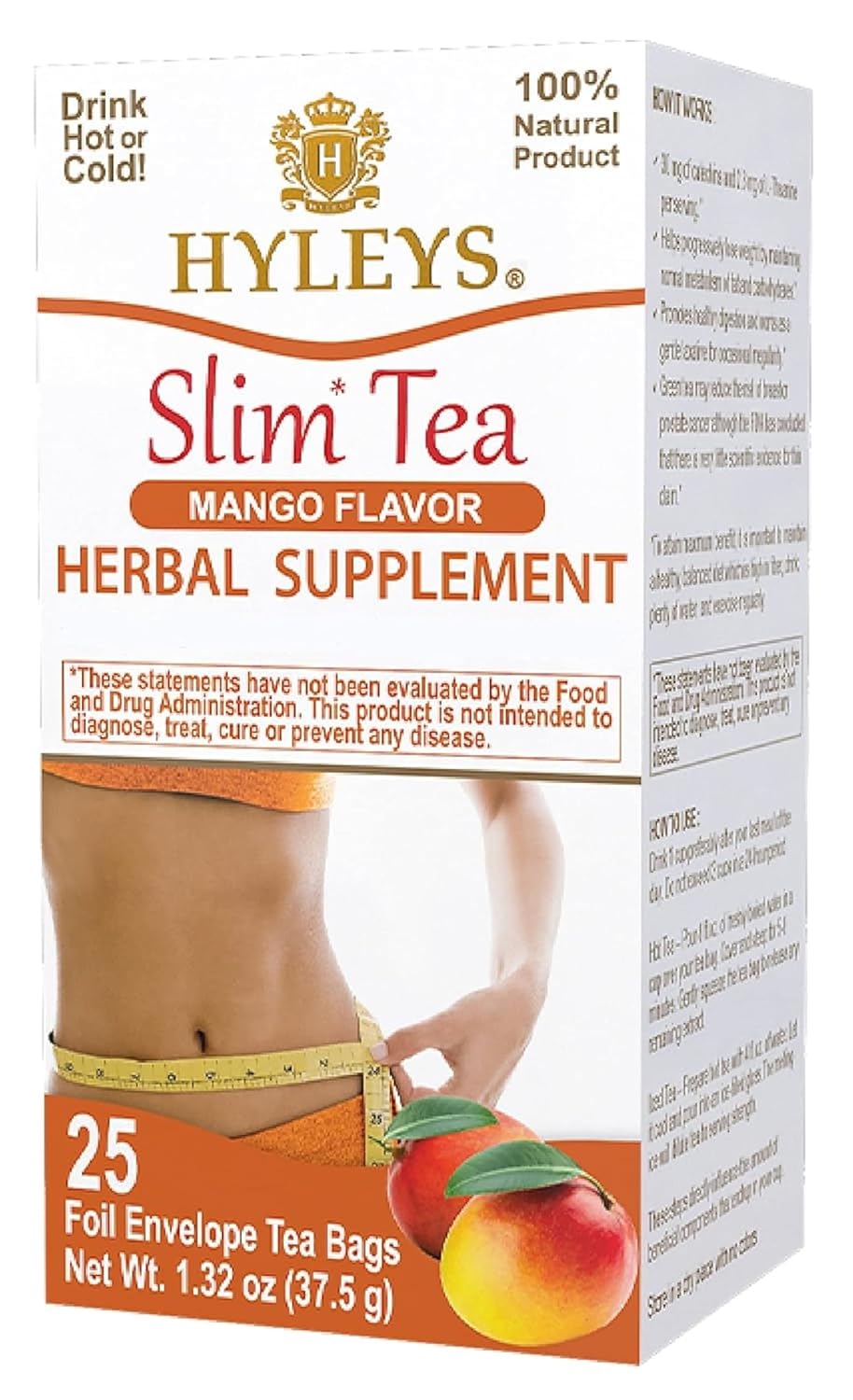 Hyleys Slim Tea - 25 Tea Bags