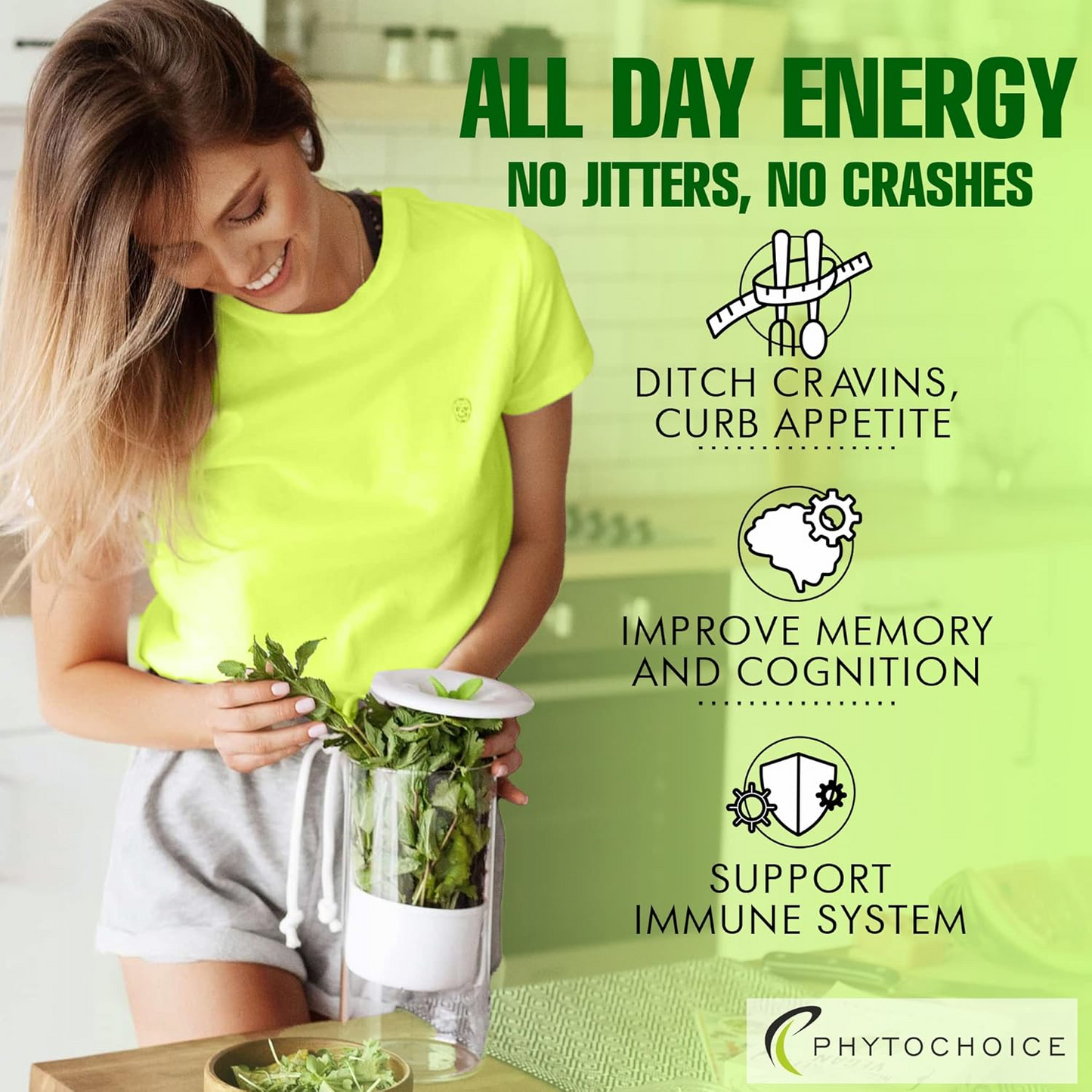 Green Tea Extract-Natural Appetite Suppressant for Weight Loss for Women and Men-Green Tea Fat Burner Pills-Diet Pills That Work to Help Lose Weight Fast for Women-Stomach Belly Fat Burning Capsules 60caps