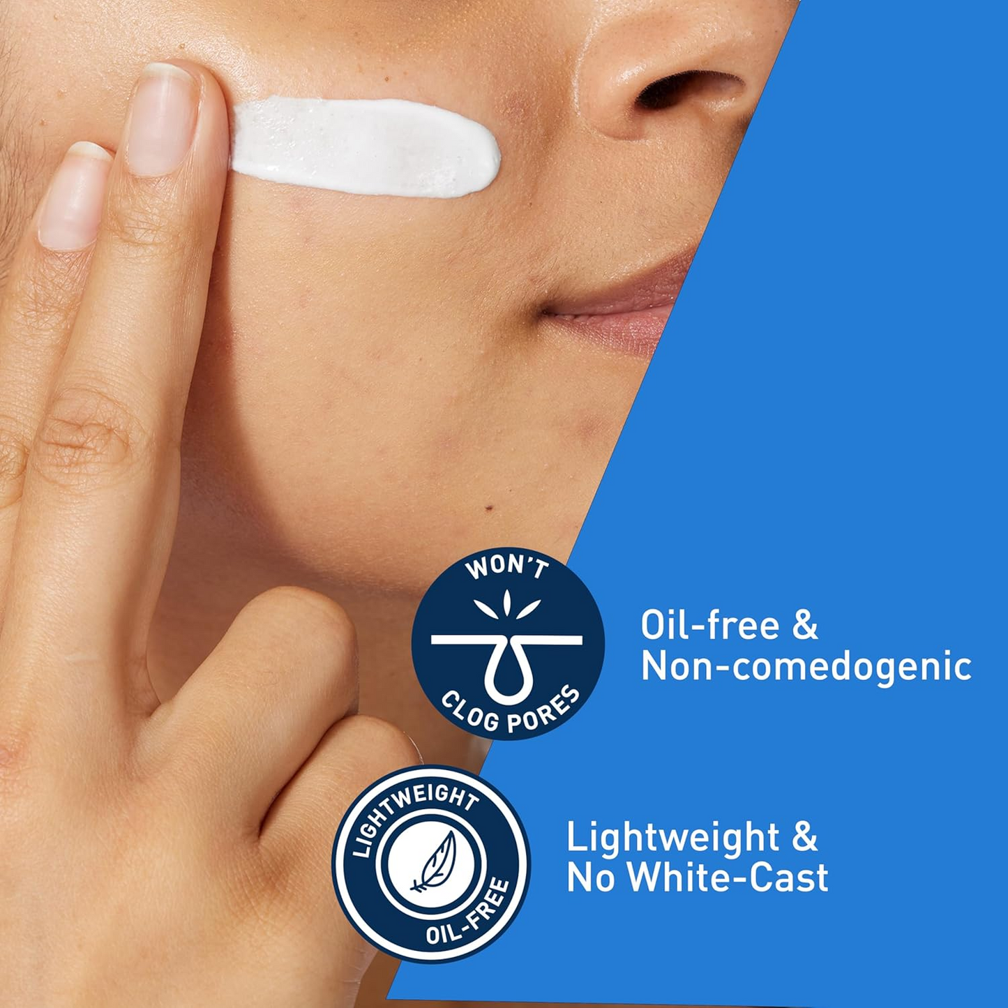 Cerave Moisturizing Lotion SPF 30| Sunscreen and Face Moisturizer with Hyaluronic Acid & Ceramides | Oil Free | 1.7 Ounce