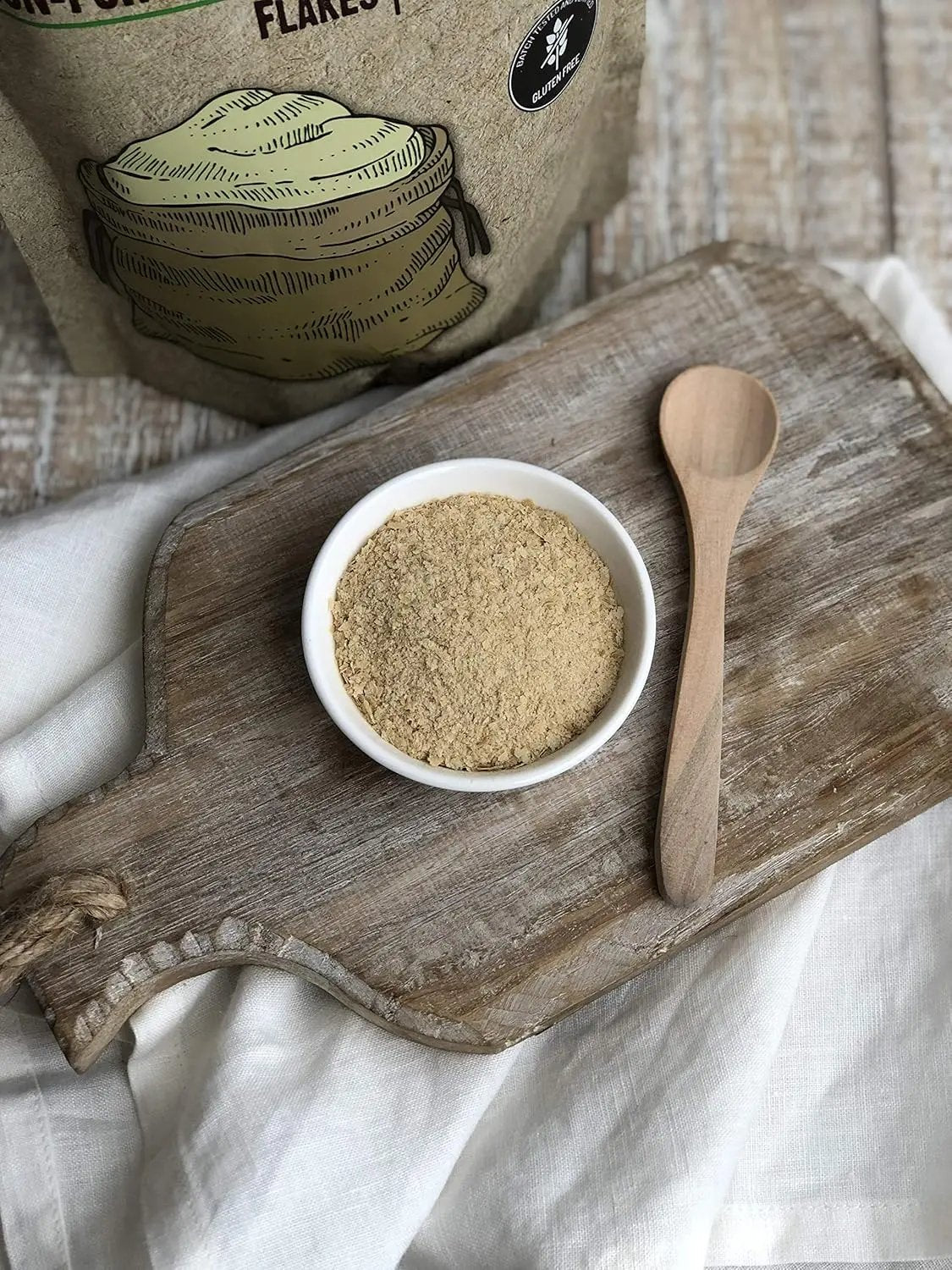 Anthony's Premium Nutritional Yeast Flakes, 10 oz, Non Fortified, Batch Tested Gluten Free, Non GMO Anthony's