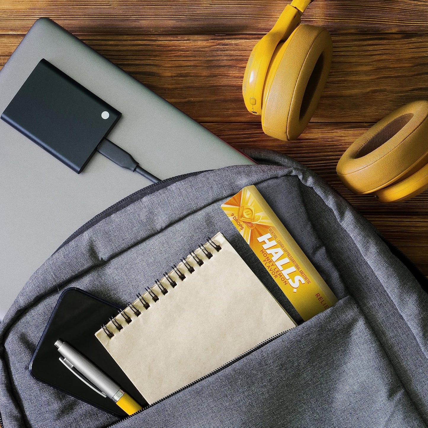 HALLS Relief Honey Lemon Cough Drops, 20 Packs of 9 Drops Halls