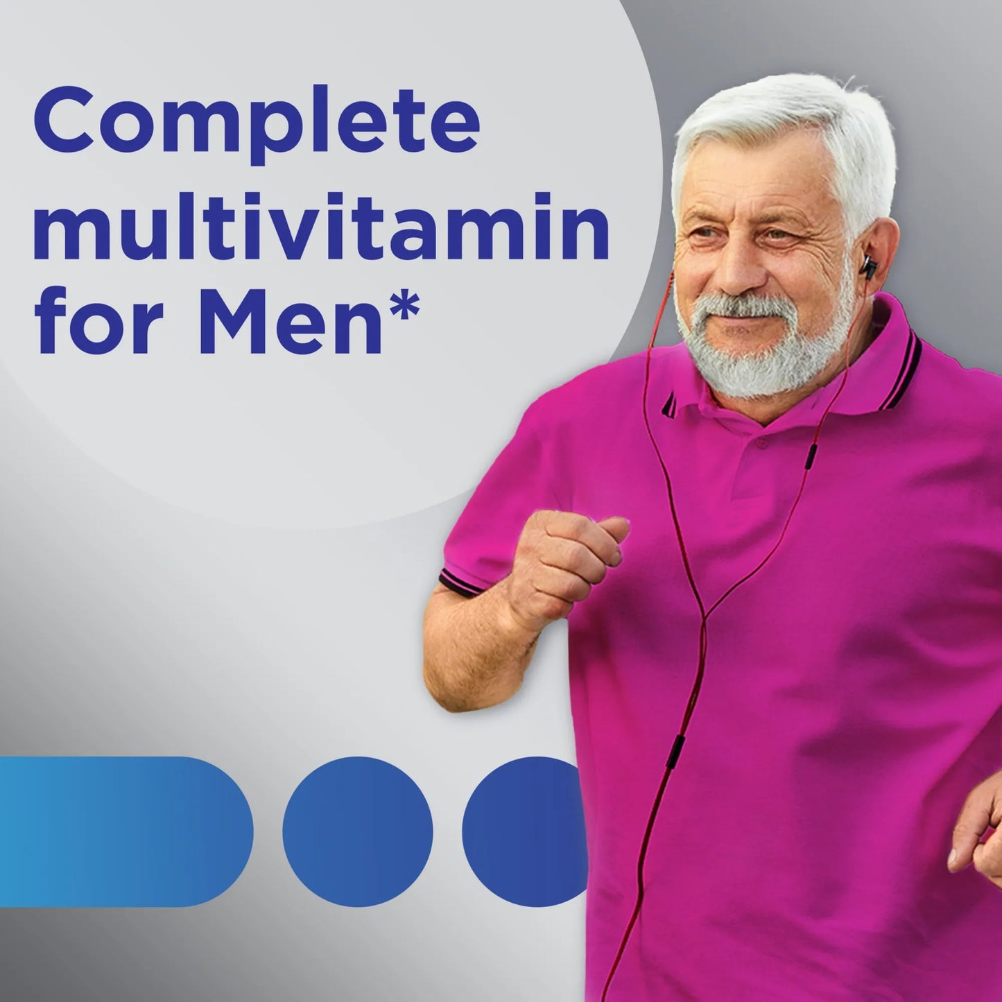 Centrum Silver Mens 50 Plus Vitamins, Multivitamin Supplement, 65 Count