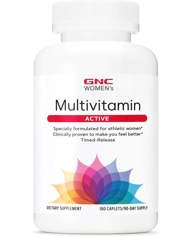 GNC Women's Active Multivitamin | Supports an Active Lifestyle | 30+ Nutrient Formula | Promotes Bone & Joint Health, Helps Energy Production |.