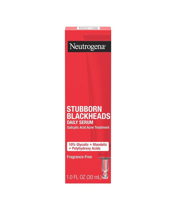 Neutrogena Stubborn Blackheads Daily Acne Facial Serum, 1 fl. oz