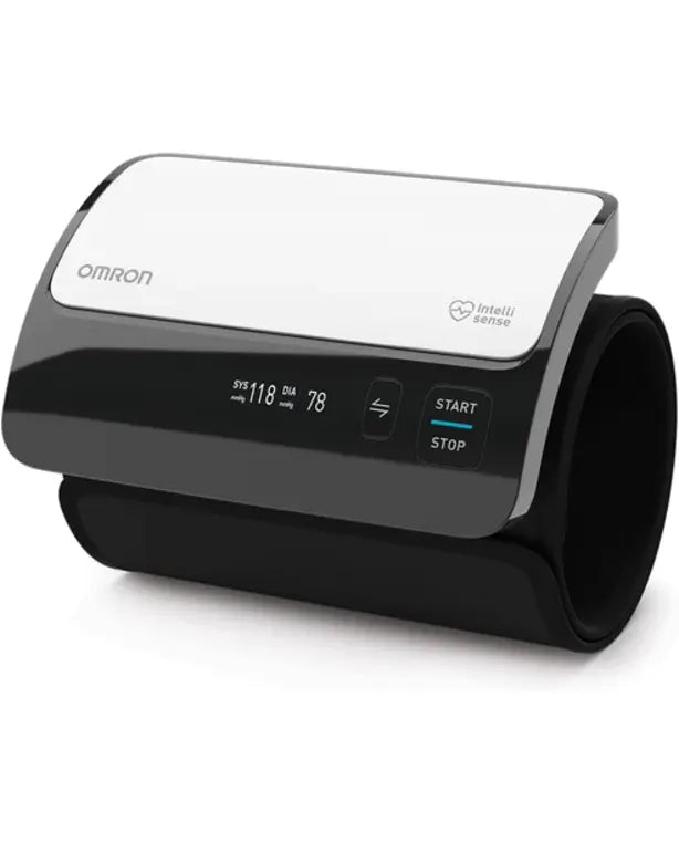 OMRON Evolv Bluetooth Wireless Upper Arm Blood Pressure Monitor with Portable, One-piece Design – Works with Alexa