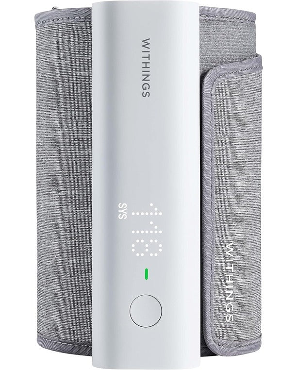 Withings BPM Connect - Digital Blood Pressure Cuff & Heart Rate Monitor - Blood Pressure Machine Arm Cuff, FDA Cleared, FSA/HSA Eligible, IOS & Android