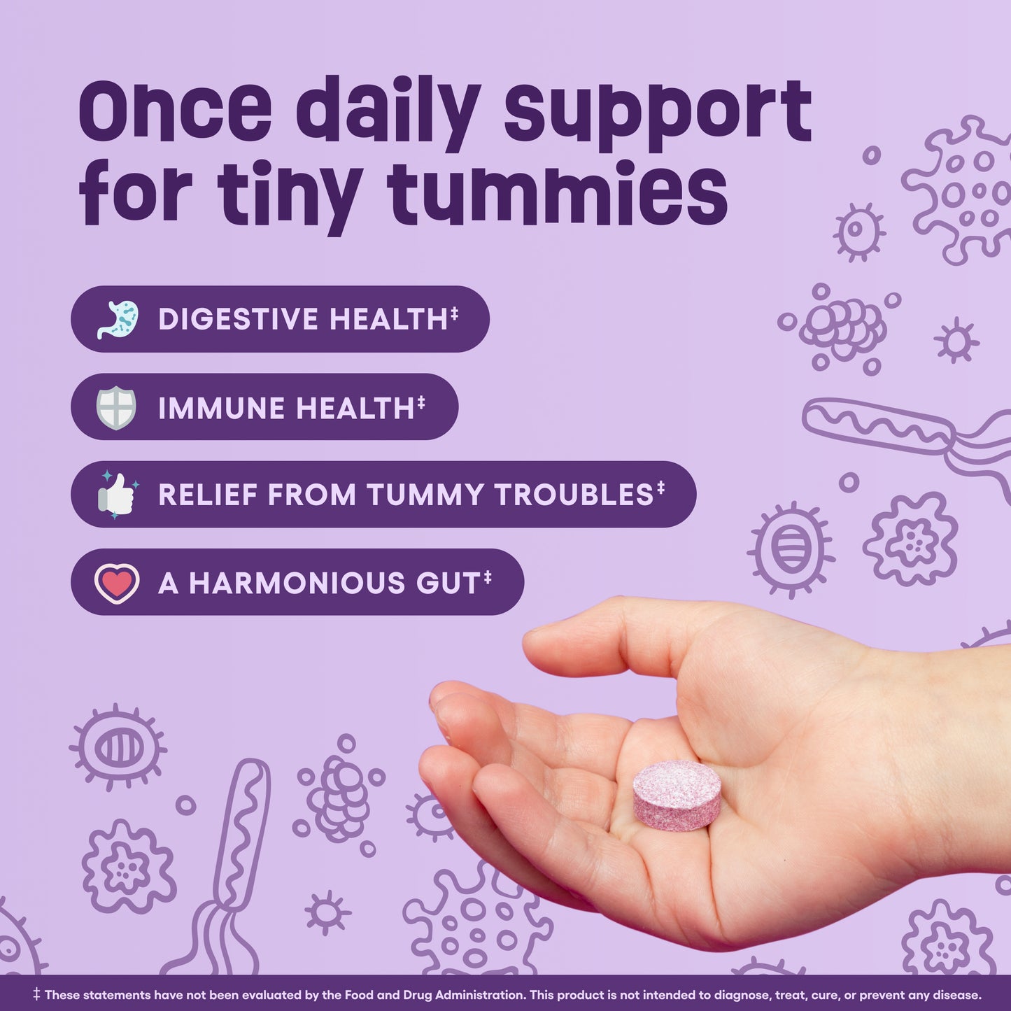 Physician's CHOICE Probiotics for Kids - 7 Diverse Strains, Organic Prebiotics, Vitamins & Minerals - Clinically Studied L. Rhamnosus GG - Immune & Digestive Support - No Allergens or Artificial Dyes
