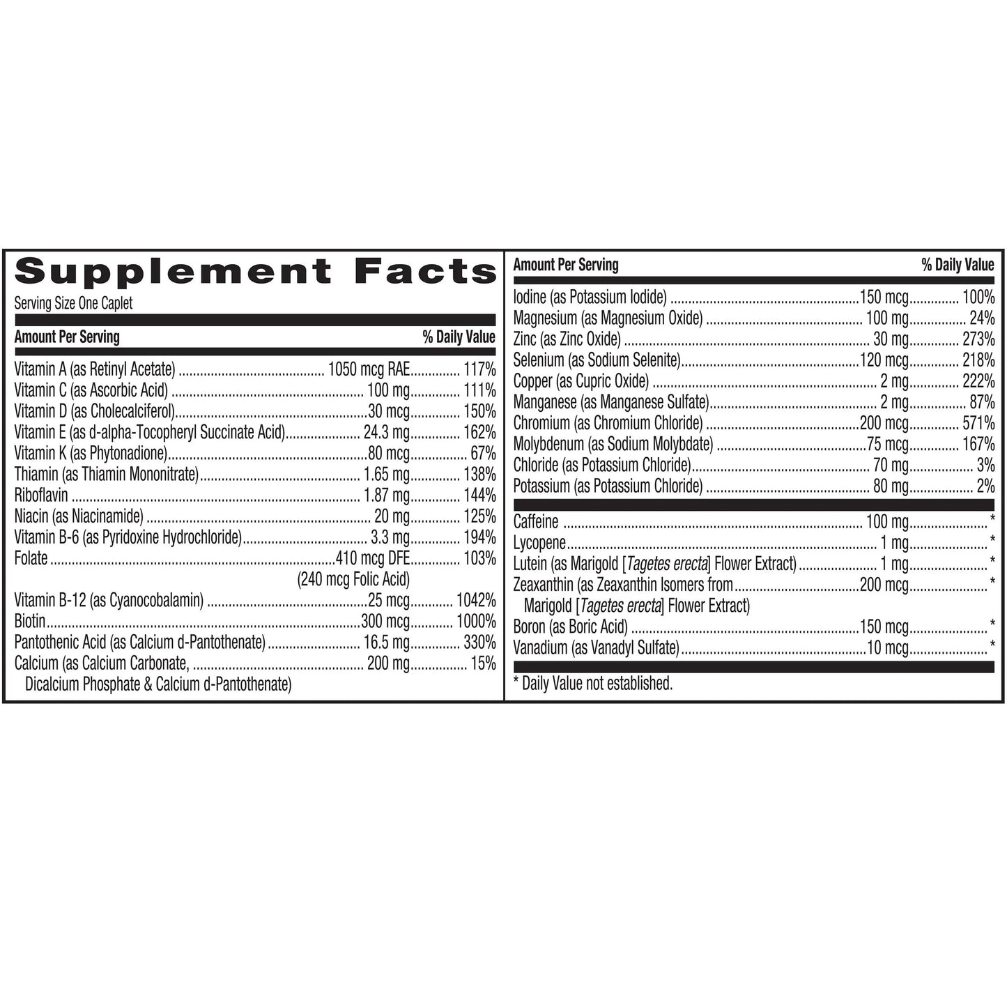 GNC Mega Men Energy Essentials One Daily Multi - 150 Caplets GNC