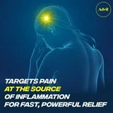 Advil Pain Reliever and Fever Reducer with Ibuprofen 200mg for Headache, Backache - 10 Coated Tablets