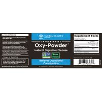 Global Healing Center Oxy-Powder Oxygen Based Safe and Natural Colon Cleanser and Relief from Occasional Constipation (60 Capsules)