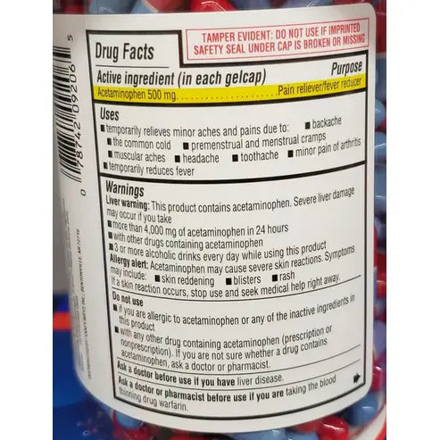 Member's Mark 500 mg. Extra Strength Acetaminophen (400 ct.)