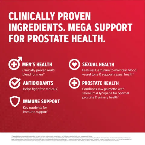 GNC Mega Men Prostate and Virility | Supports Optimal Sexual Health and Prostate Health | 90 Caplets GNC