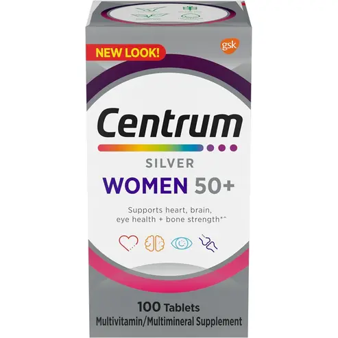An image showing the Centrum silver women 100 Tablets